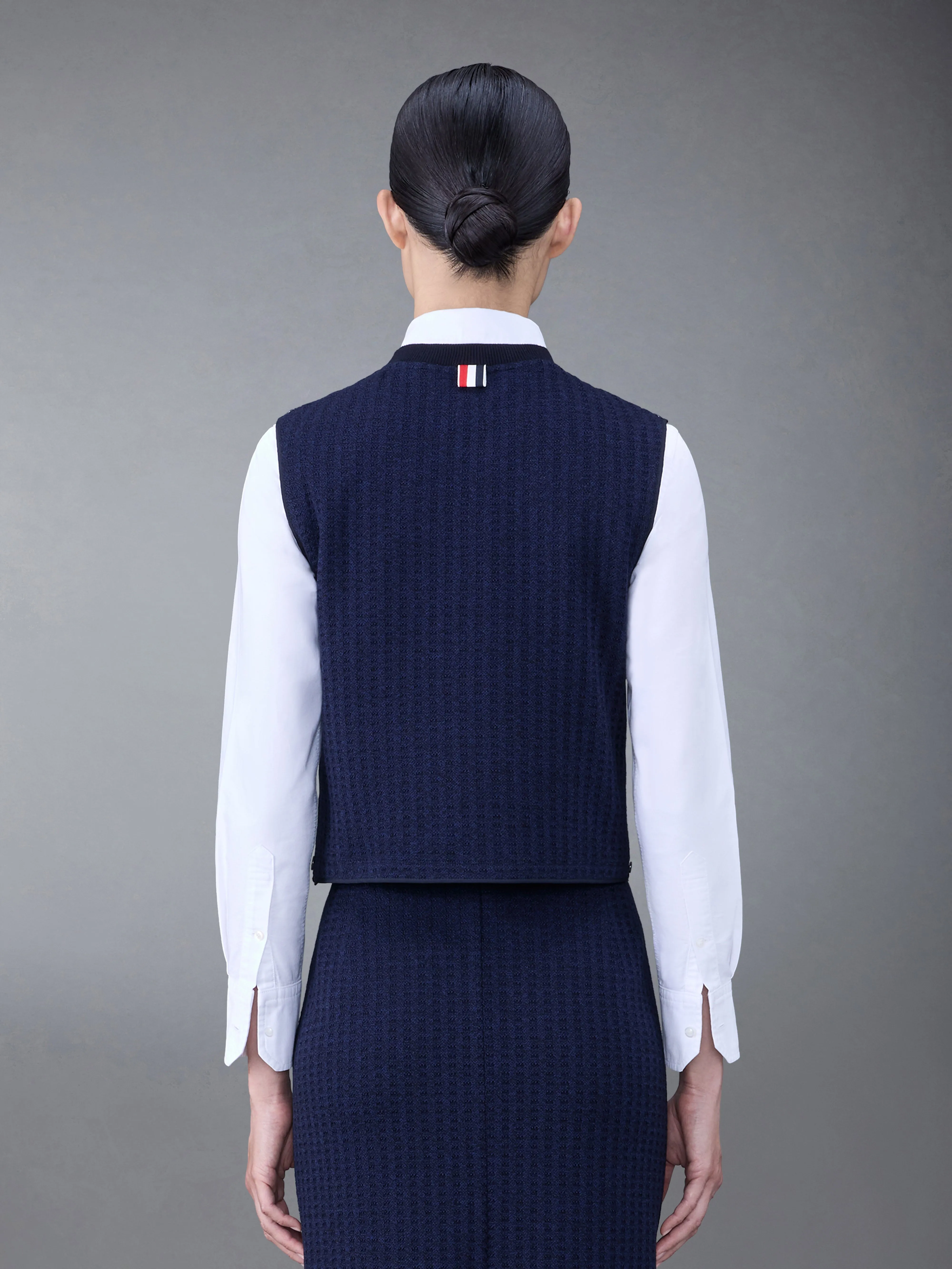 GINGHAM JACQUARD SHELL TOP sold by Thom Browne product image thumbnail 2