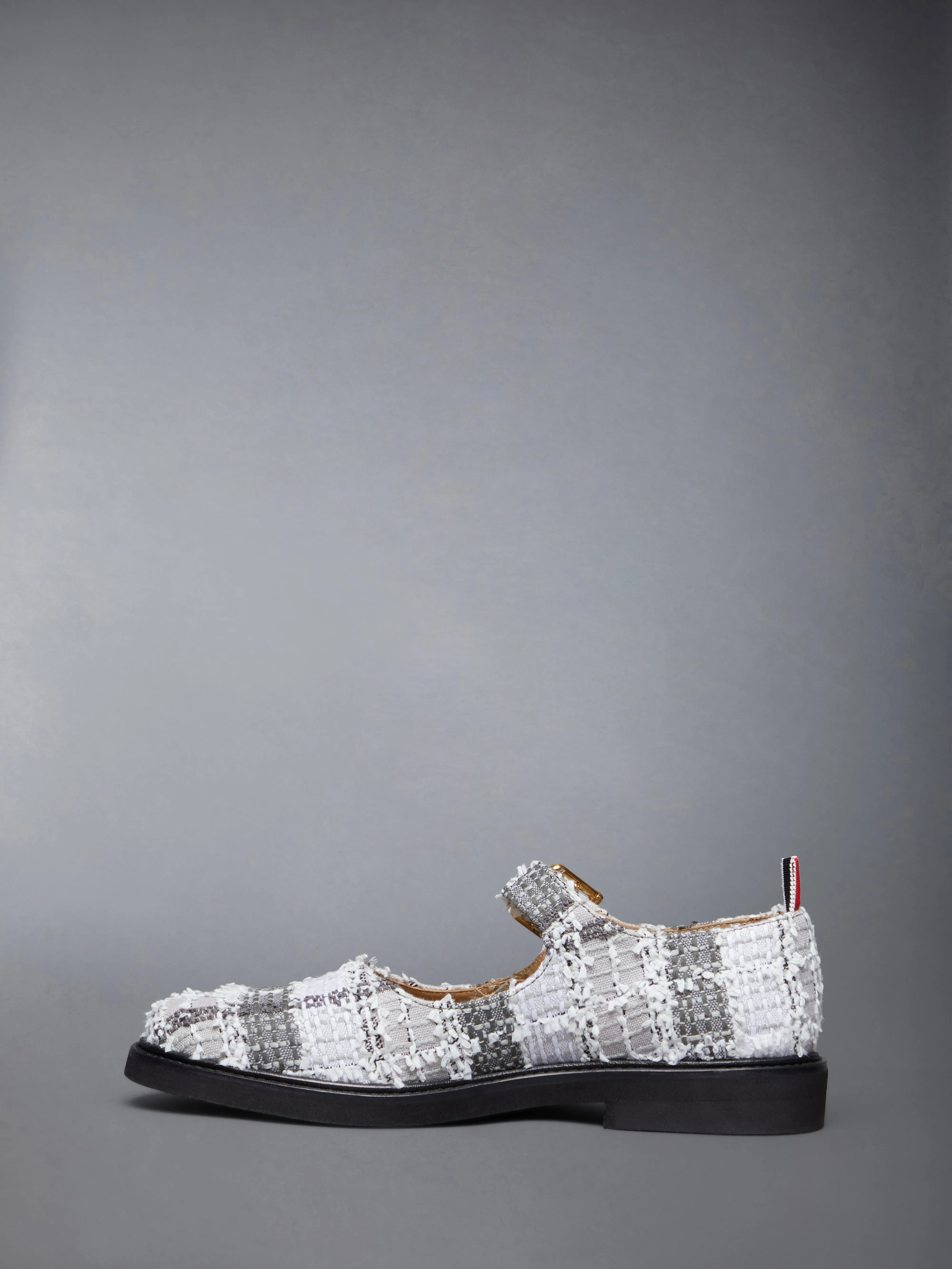 HUNTING TARTAN EYELASH TWEED MICRO SOLE THOM JOHN sold by Thom Browne product image thumbnail 2