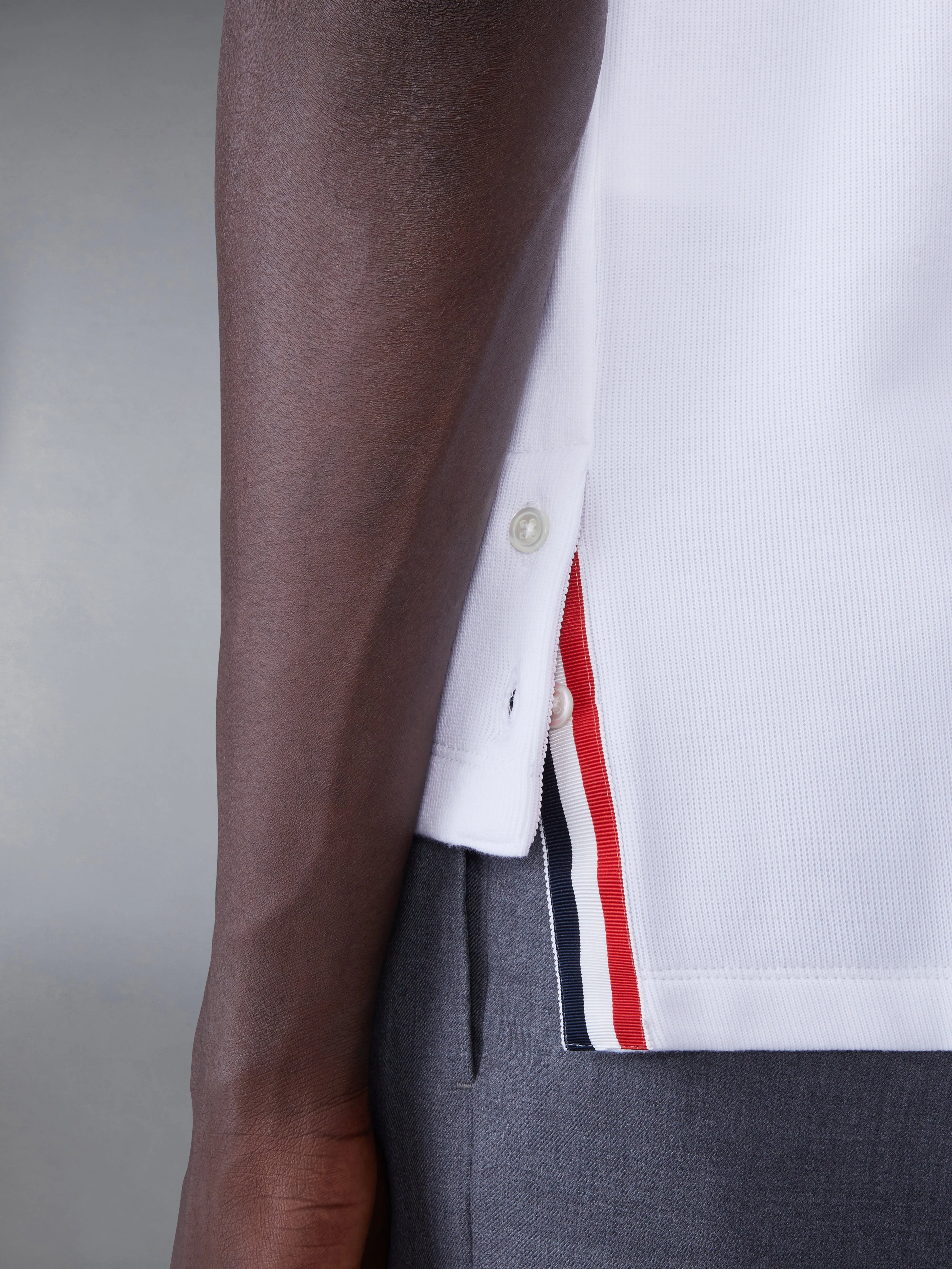 Cotton Interlock Short Sleeve Pocket Polo sold by Thom Browne product image thumbnail 5