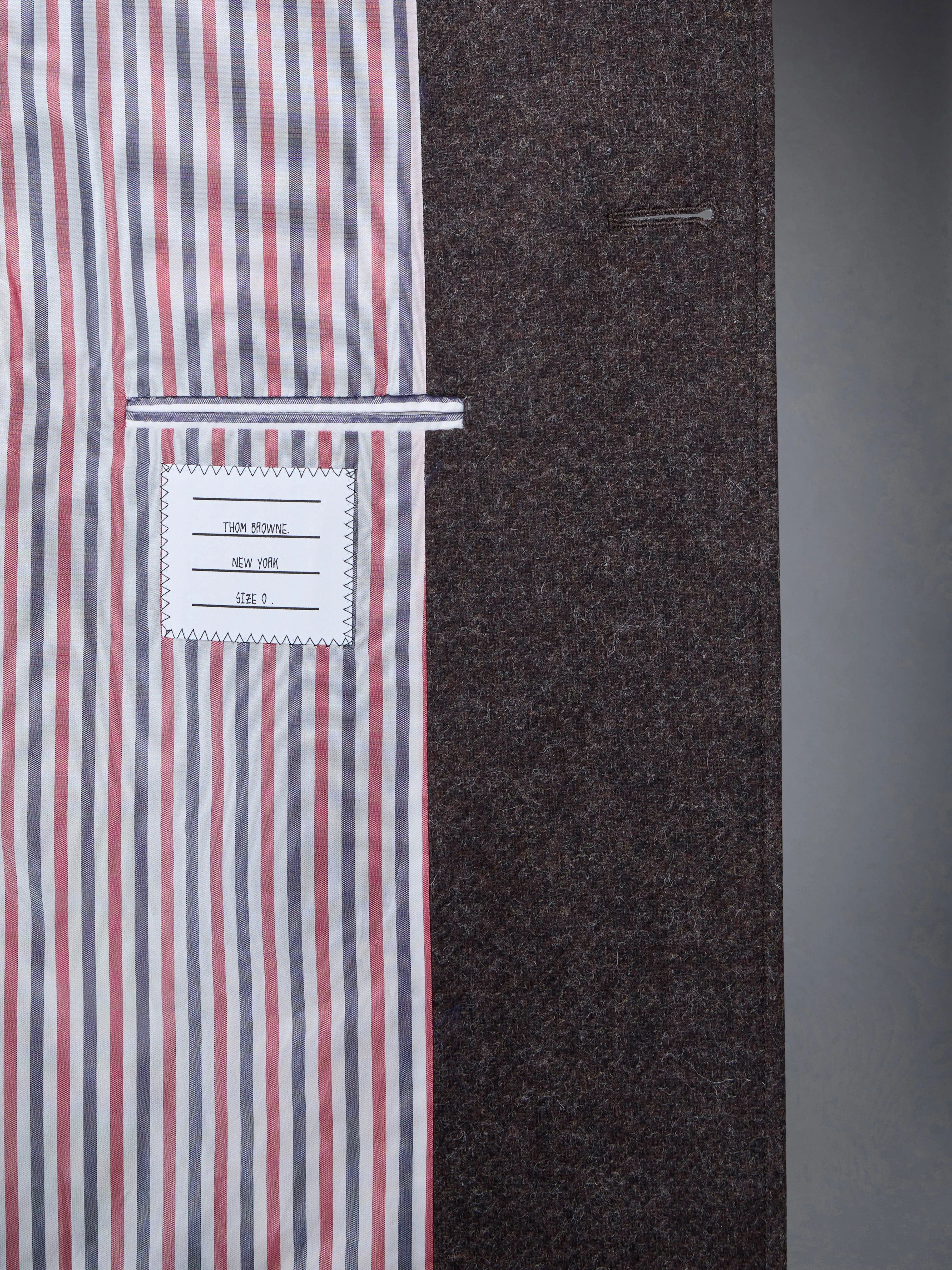 Shetland Elongated Sack Overcoat sold by Thom Browne product image thumbnail 5