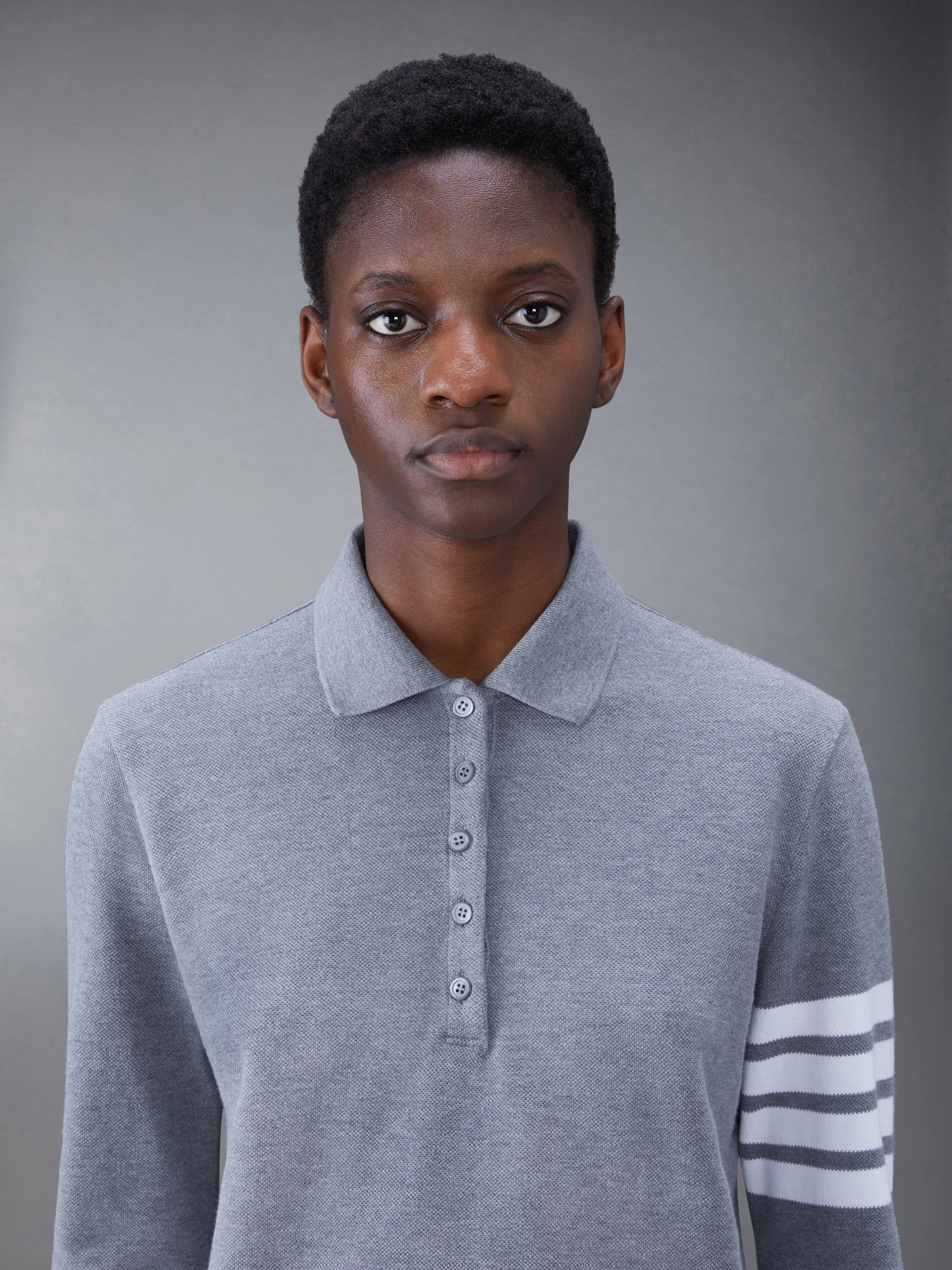 Classic Pique 2003 4-Bar Long Sleeve Polo sold by Thom Browne product image thumbnail 4