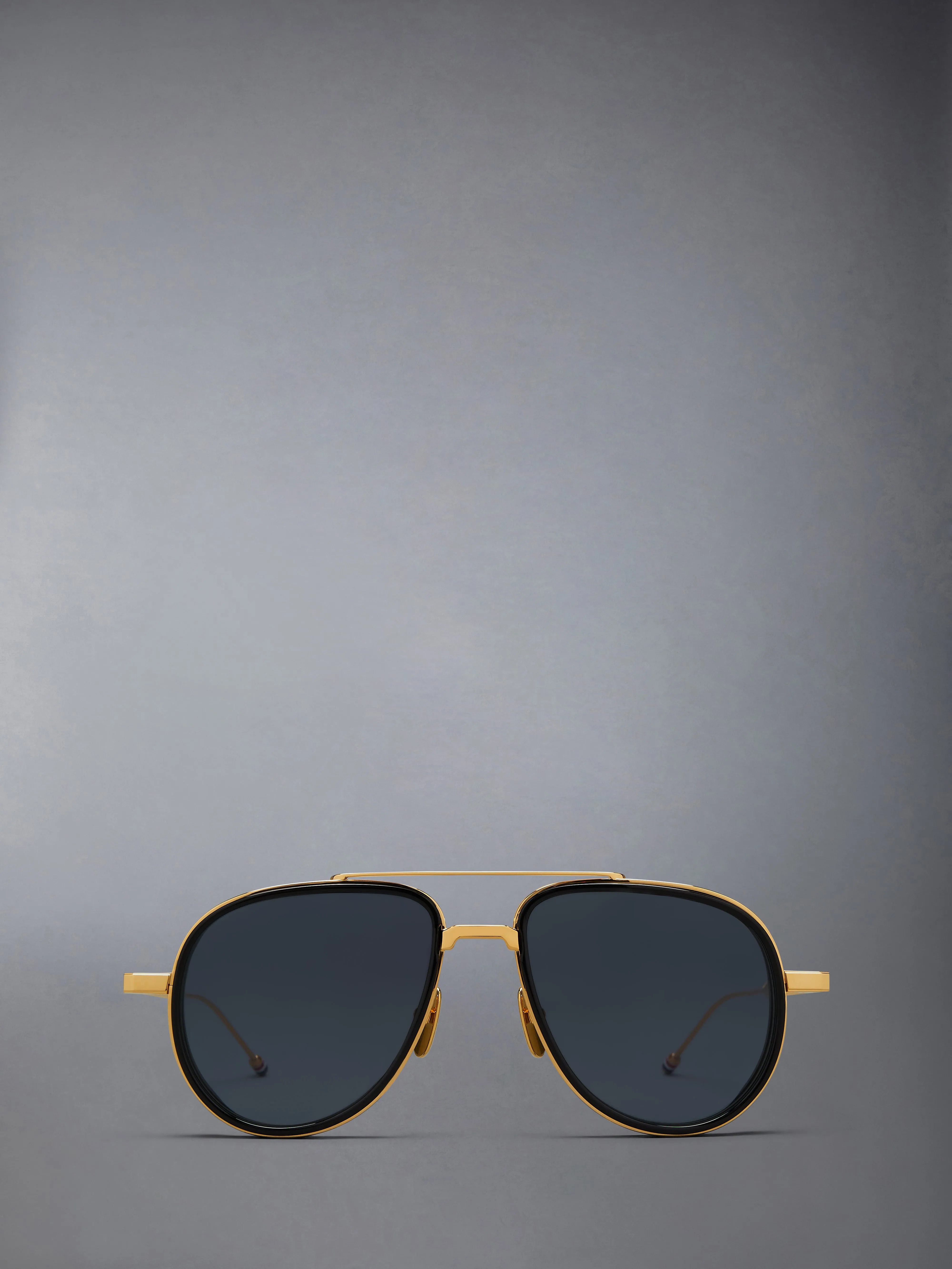 ACETATE AND TITANIUM AVIATOR SUNGLASSES sold by Thom Browne