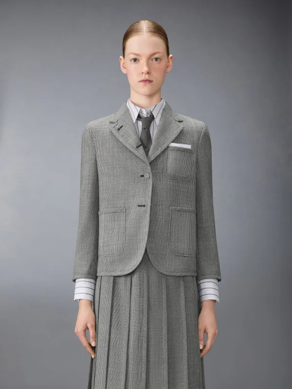 PRINCE OF WHALES FUNMIX FRESCO CROPPED SPORTCOAT sold by Thom Browne