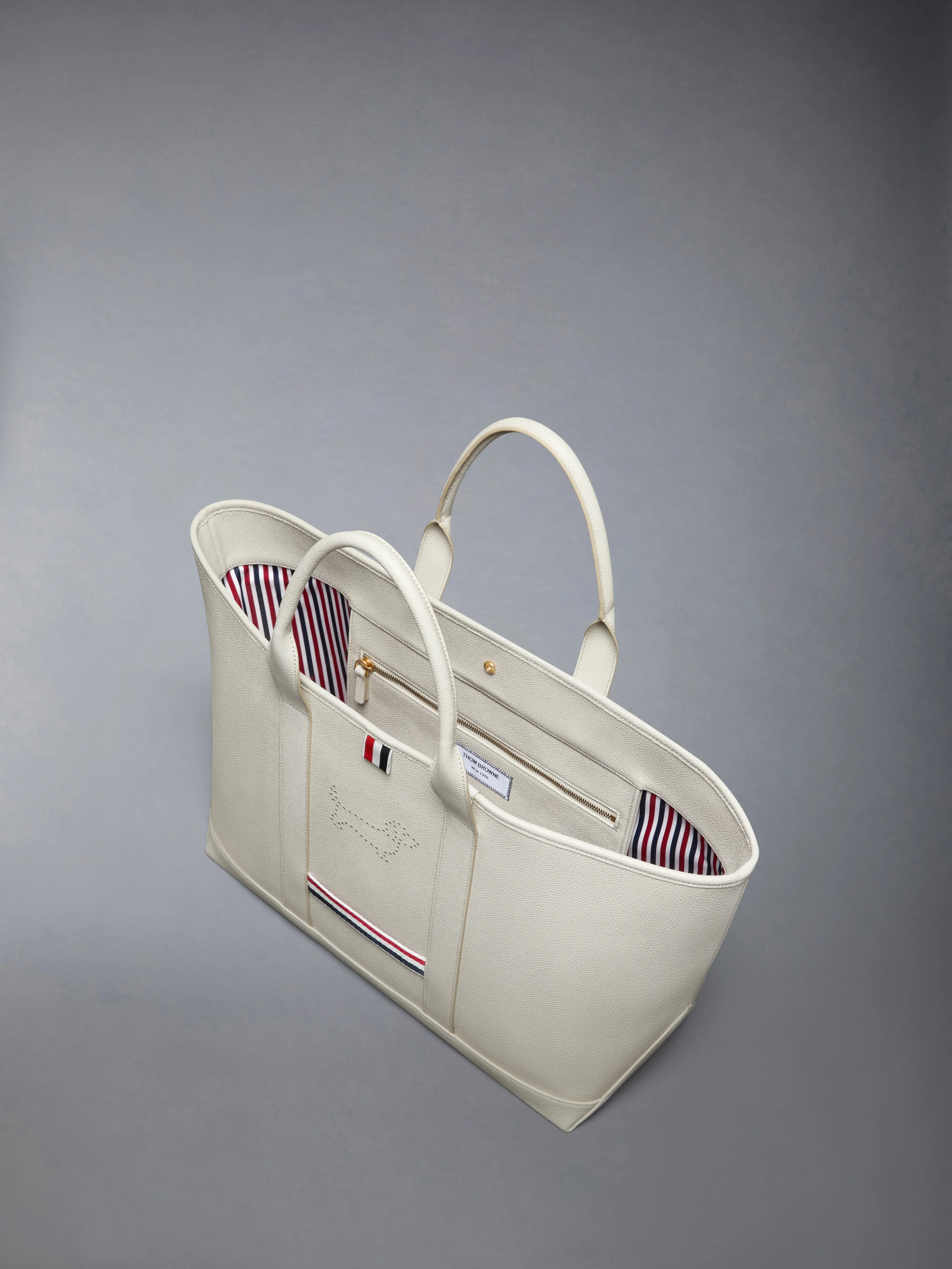 PEBBLE GRAIN HECTOR MEDIUM TOOL TOTE sold by Thom Browne product image thumbnail 5