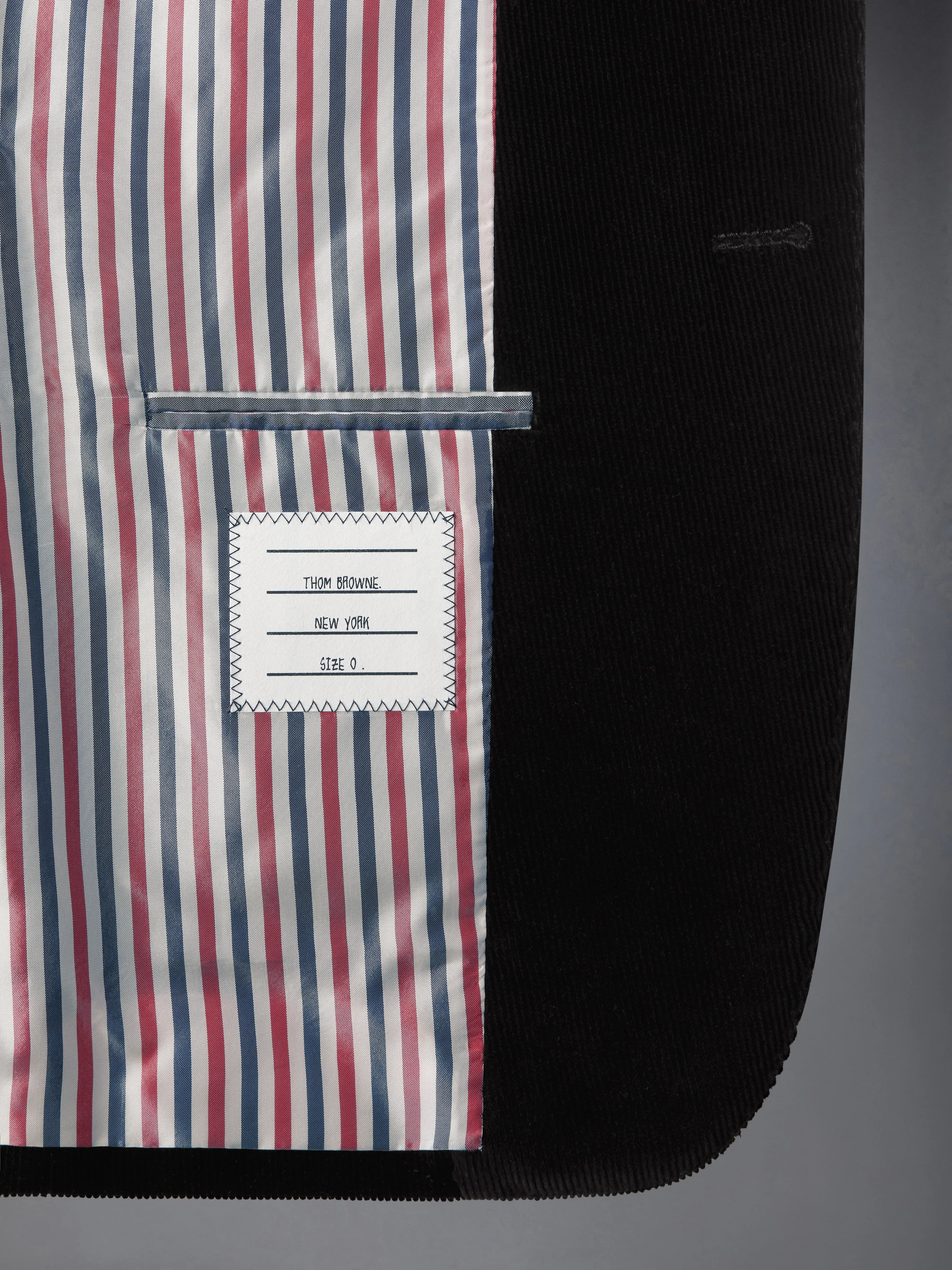 NARROW WALE CORDUROY SPORTCOAT sold by Thom Browne product image thumbnail 5