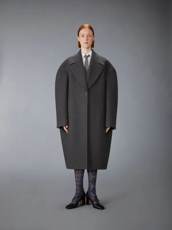 MELTON COCOON COAT made by Thom Browne