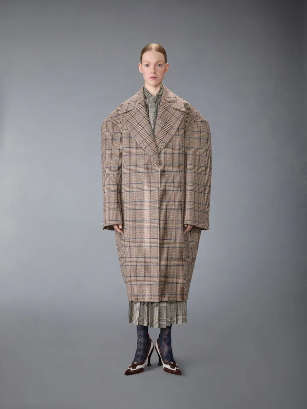 HUNTING TWEED COCOON COAT made by Thom Browne