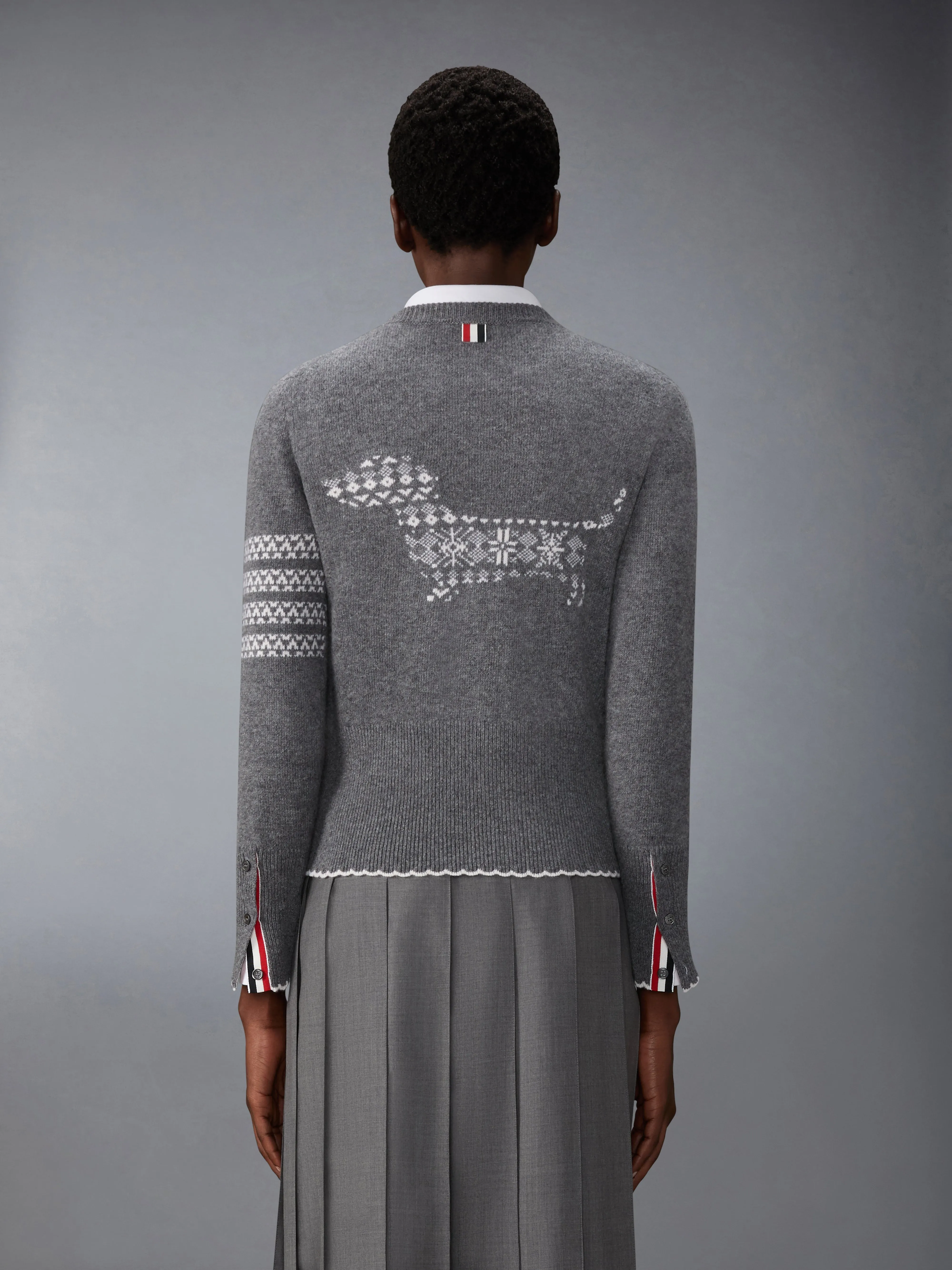 MERINO WOOL HOLIDAY HECTOR PULLOVER sold by Thom Browne product image thumbnail 2
