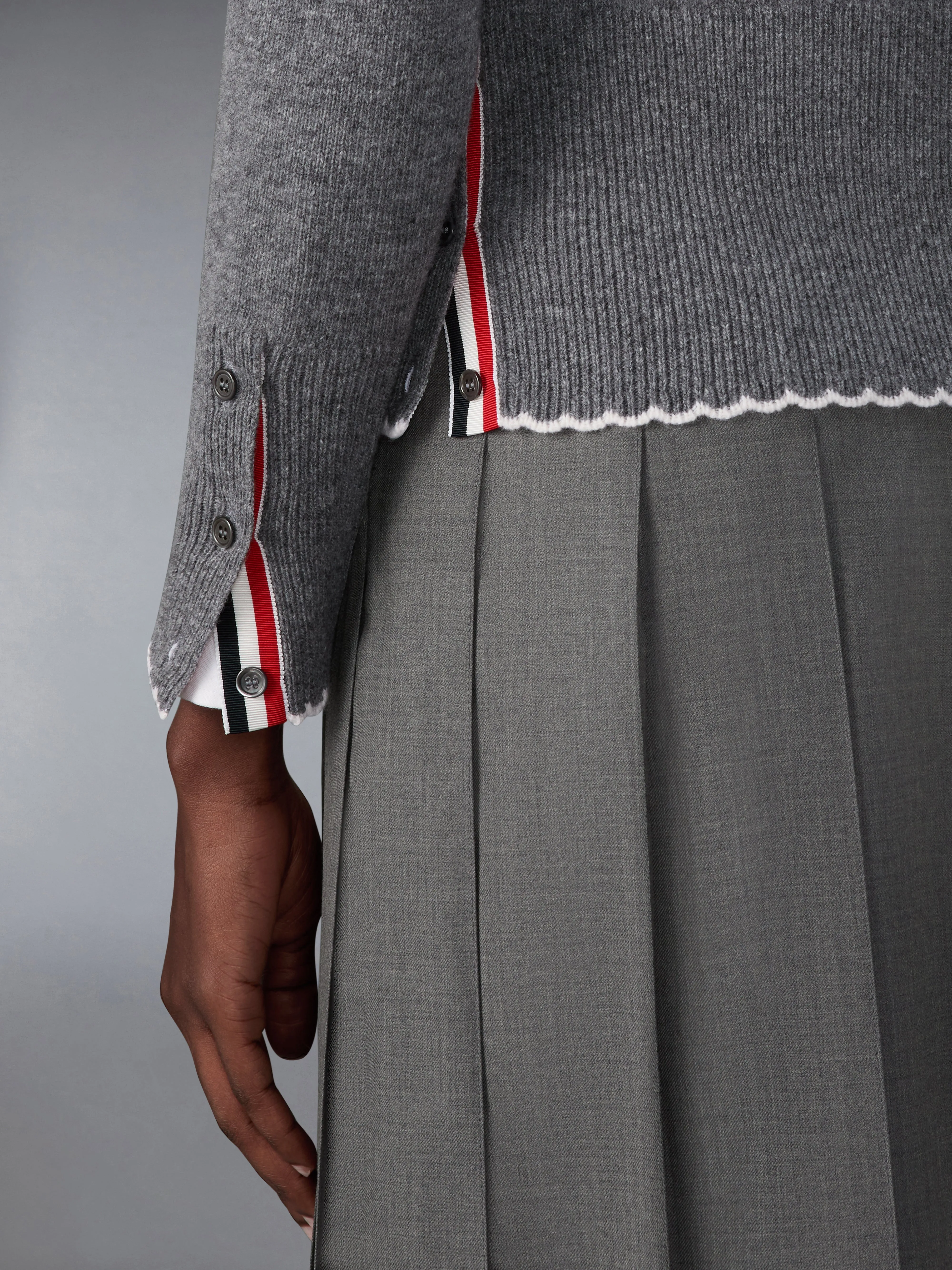 MERINO WOOL HOLIDAY HECTOR PULLOVER sold by Thom Browne product image thumbnail 3