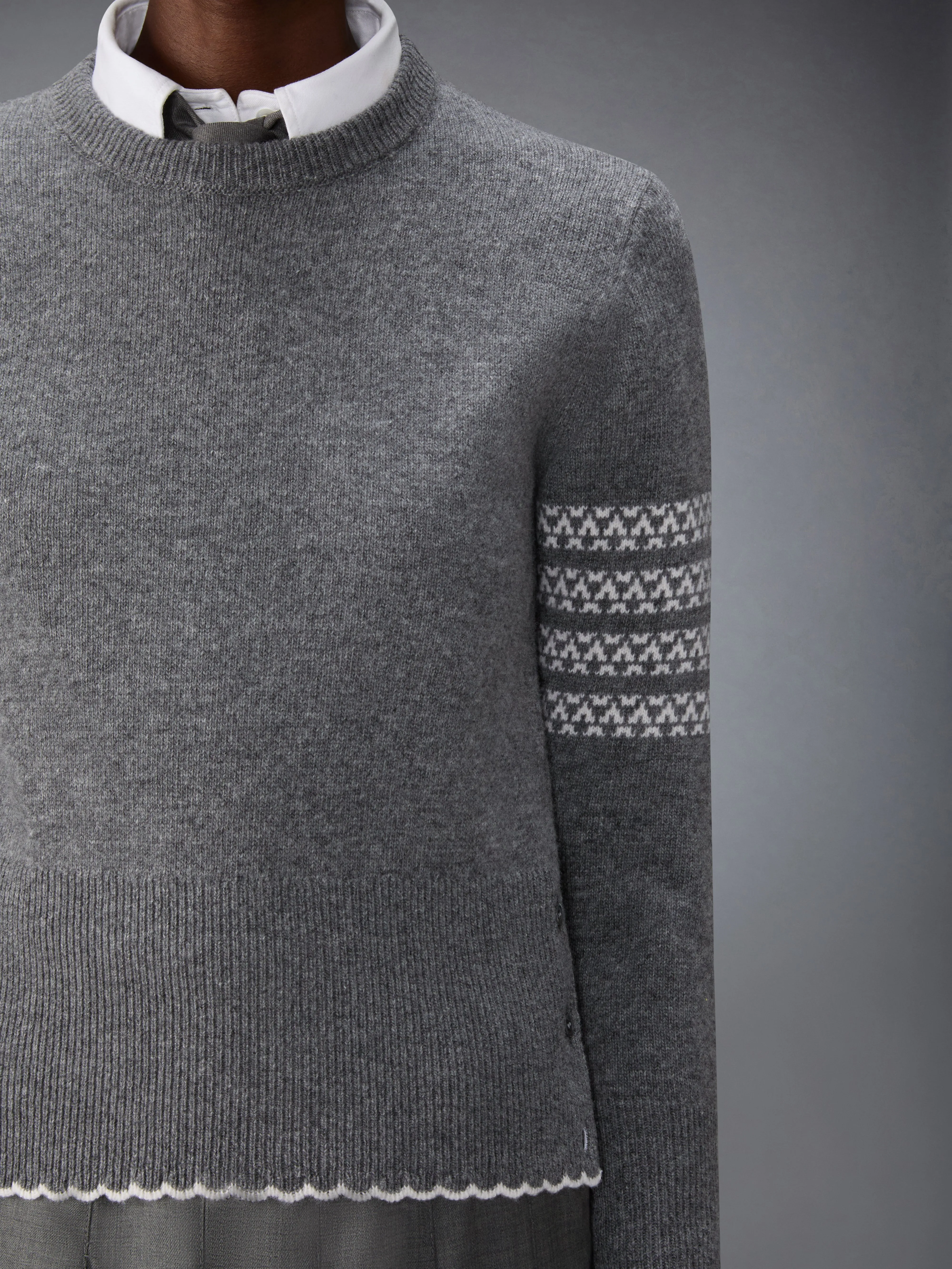 MERINO WOOL HOLIDAY HECTOR PULLOVER sold by Thom Browne product image thumbnail 4