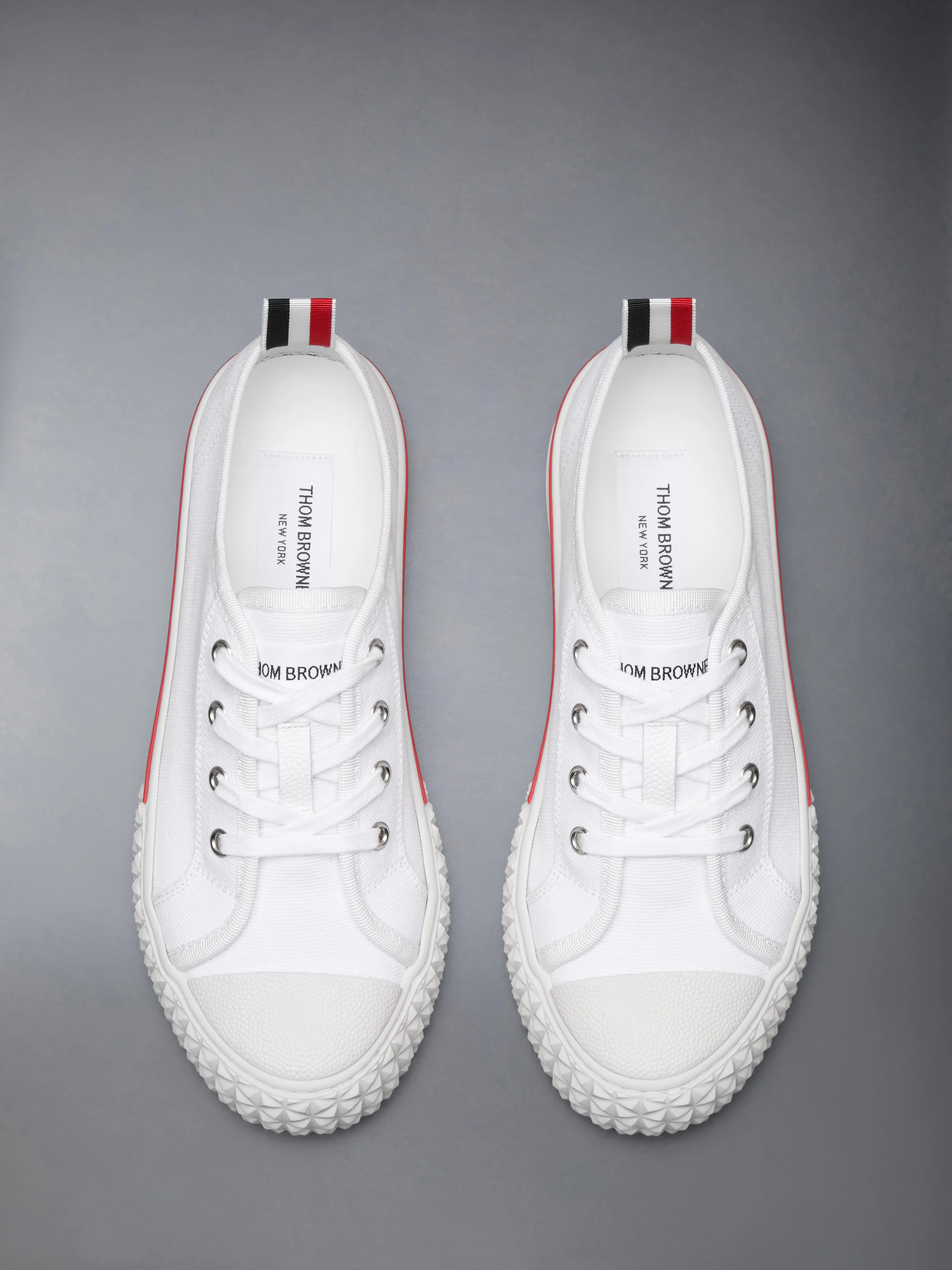 CANVAS TREAD SOLE COLLEGIATE SNEAKERS sold by Thom Browne product image thumbnail 5