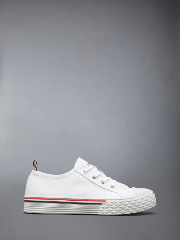 CANVAS TREAD SOLE COLLEGIATE SNEAKERS made by Thom Browne