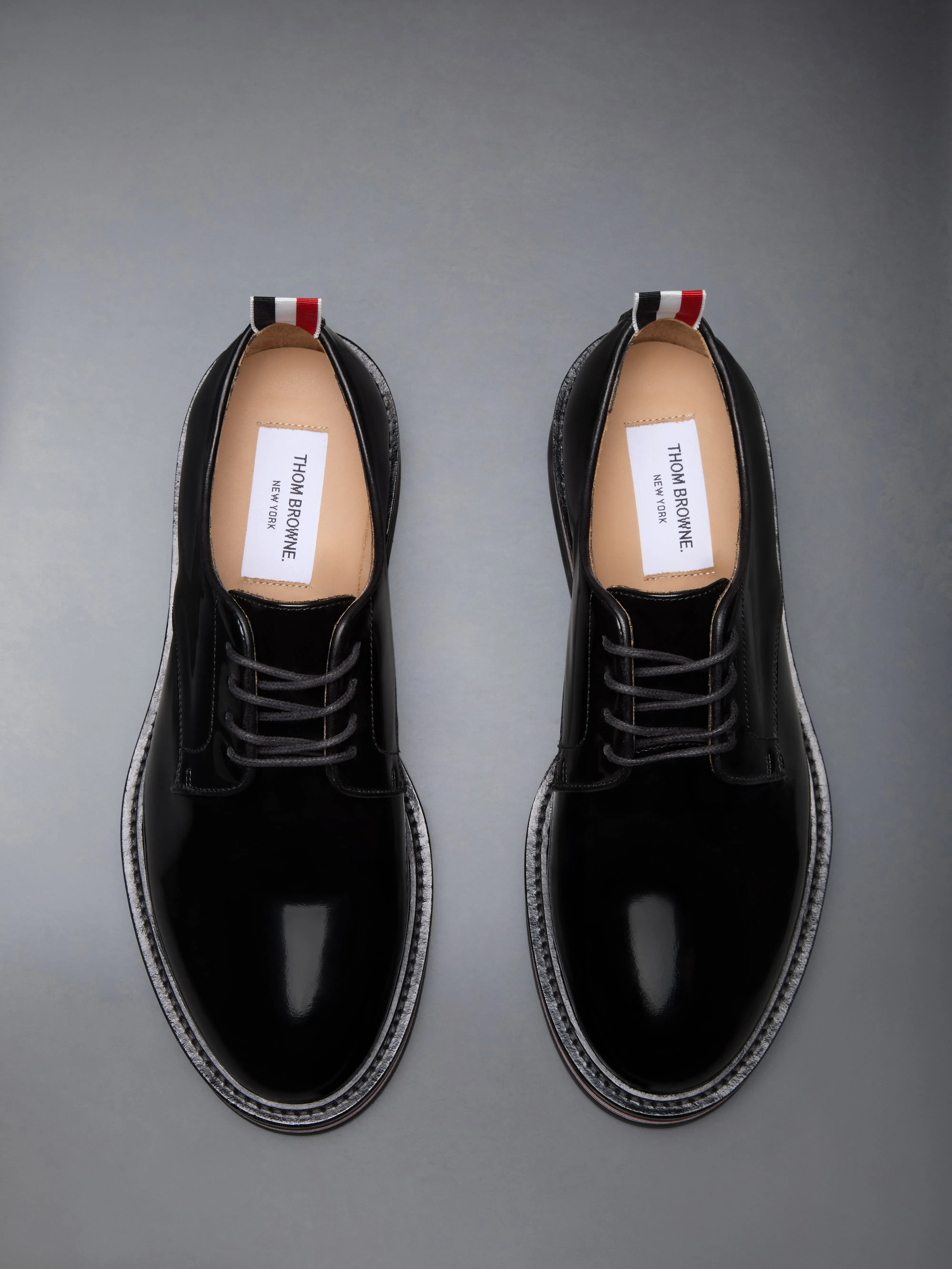 SOFT SPAZZOLATO RUBBER SOLE UNIFORM DERBY sold by Thom Browne product image thumbnail 5