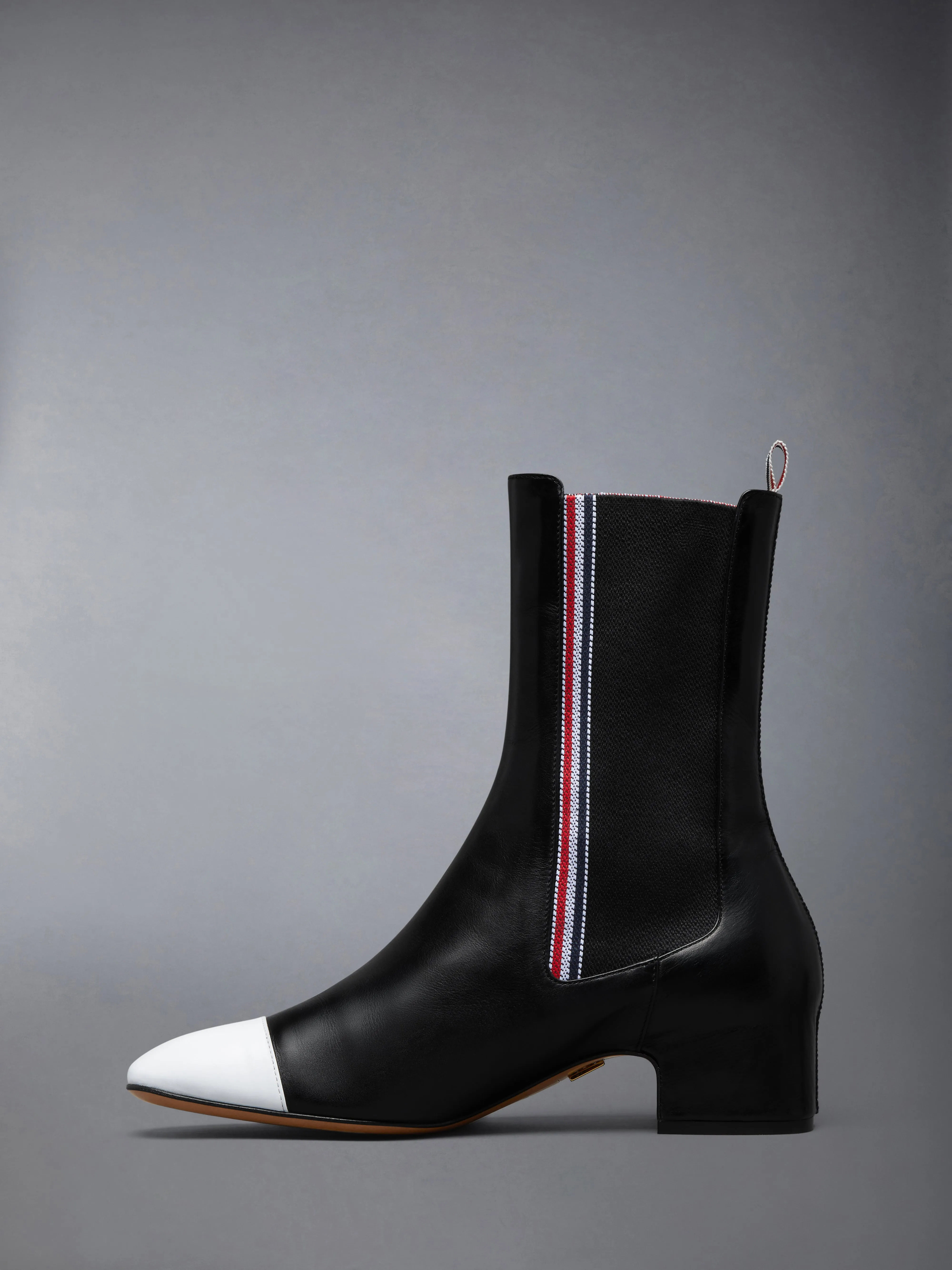 SHINY CALF RWB CHELSEA BOOT 40MM sold by Thom Browne product image thumbnail 3