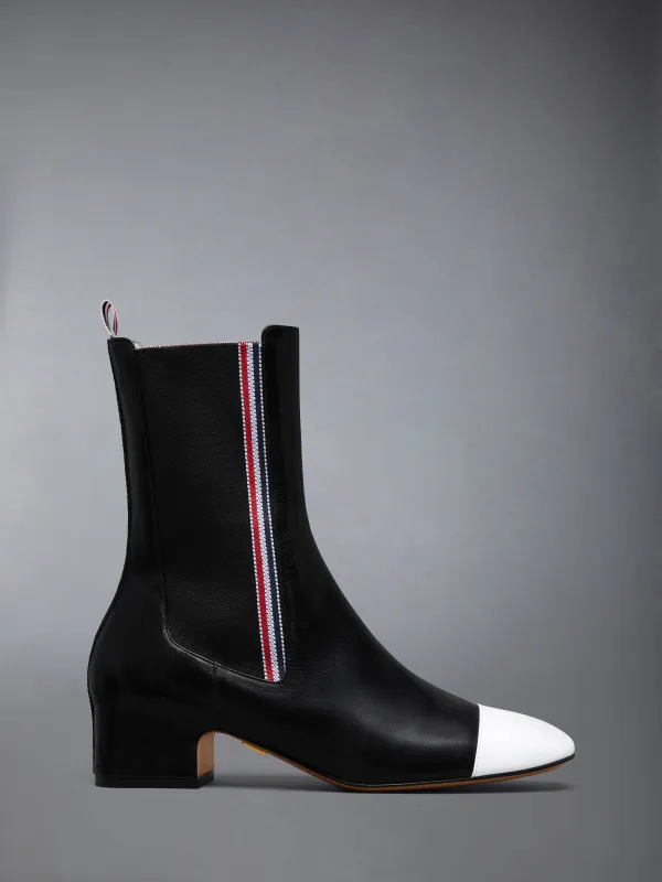 SHINY CALF RWB CHELSEA BOOT 40MM made by Thom Browne