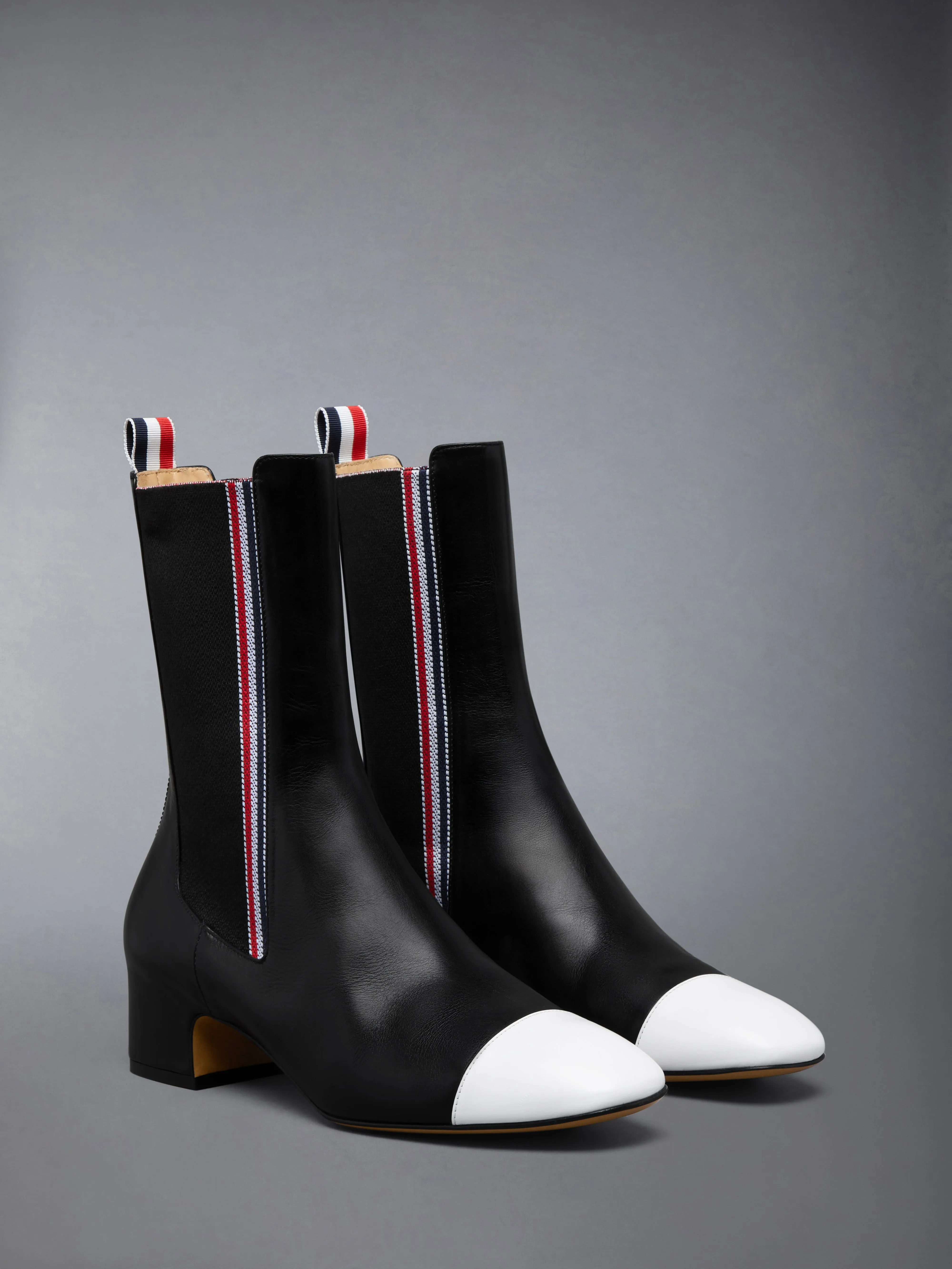 SHINY CALF RWB CHELSEA BOOT 40MM sold by Thom Browne product image thumbnail 2