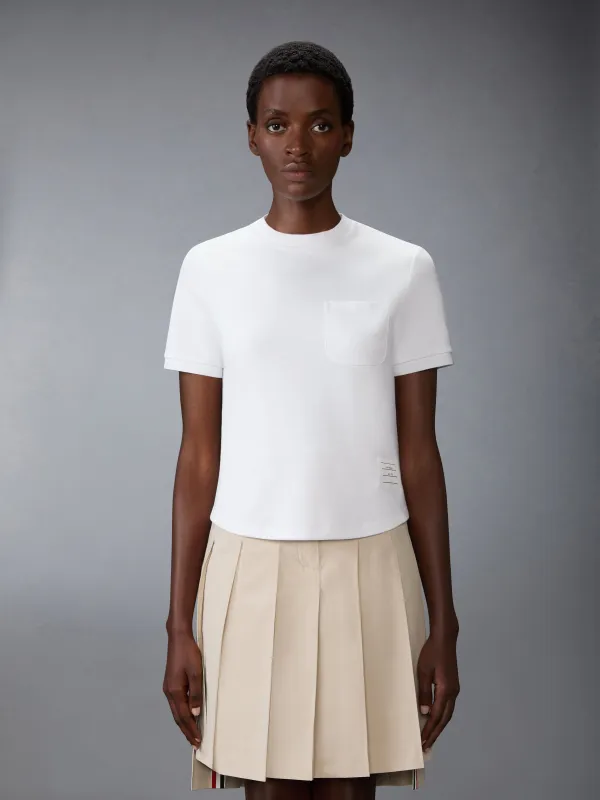 COTTON MILANO POCKET TEE made by Thom Browne