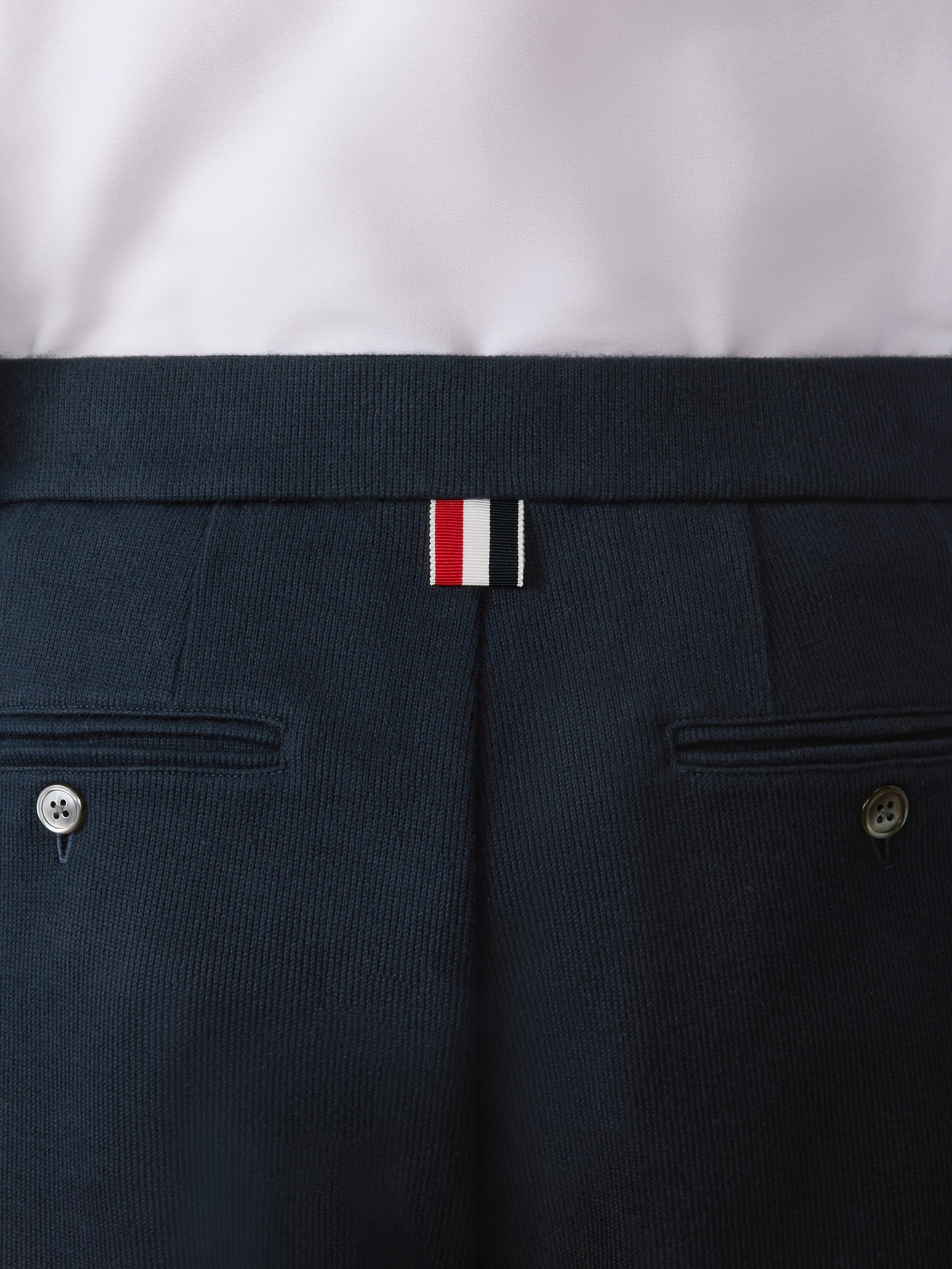 DOUBLE FACE KNIT 4-BAR BERMUDA SHORTS sold by Thom Browne product image thumbnail 4