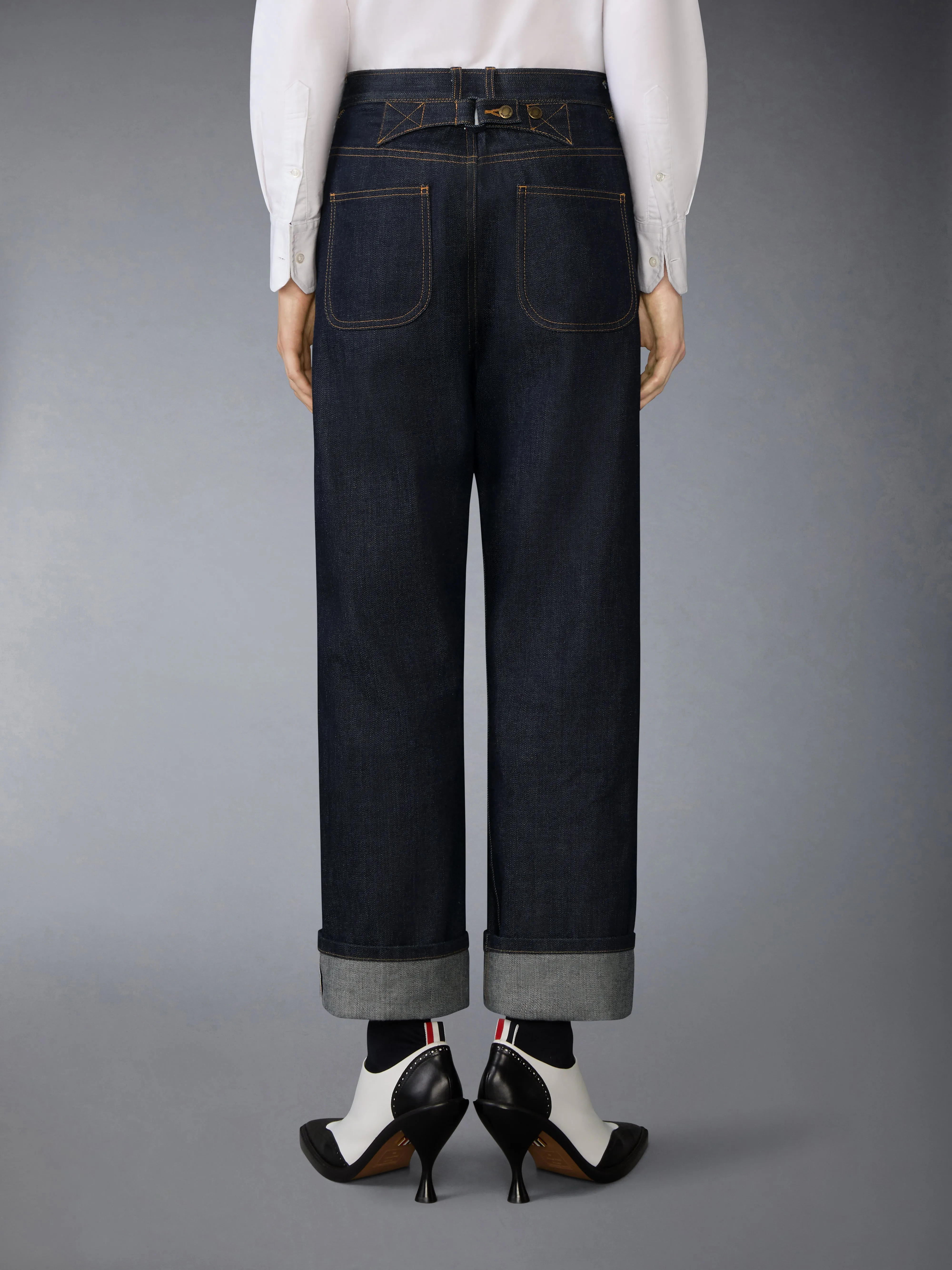 SELVEDGE DENIM 5-POCKET PANT sold by Thom Browne product image thumbnail 2