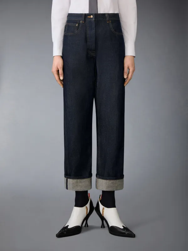 SELVEDGE DENIM 5-POCKET PANT sold by Thom Browne