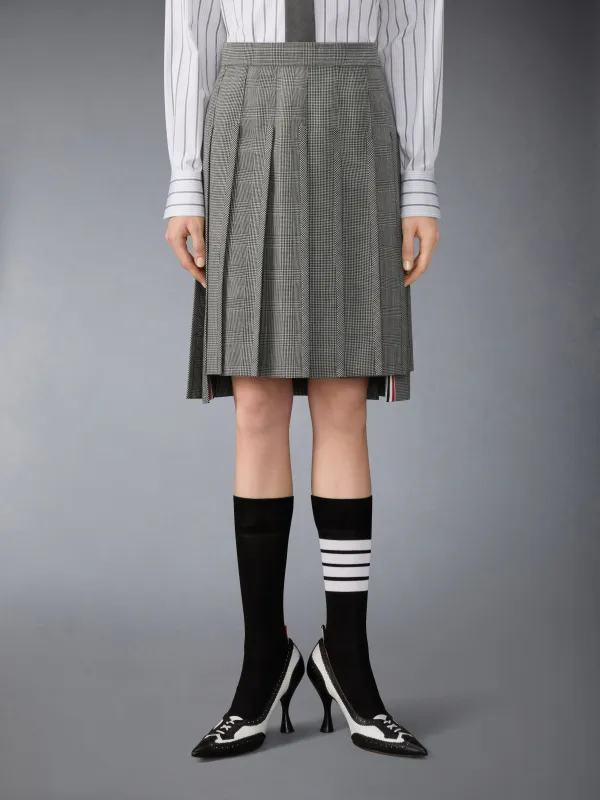 FUNMIX HOUNDSTOOTH FRESCO PLEATED SKIRT sold by Thom Browne