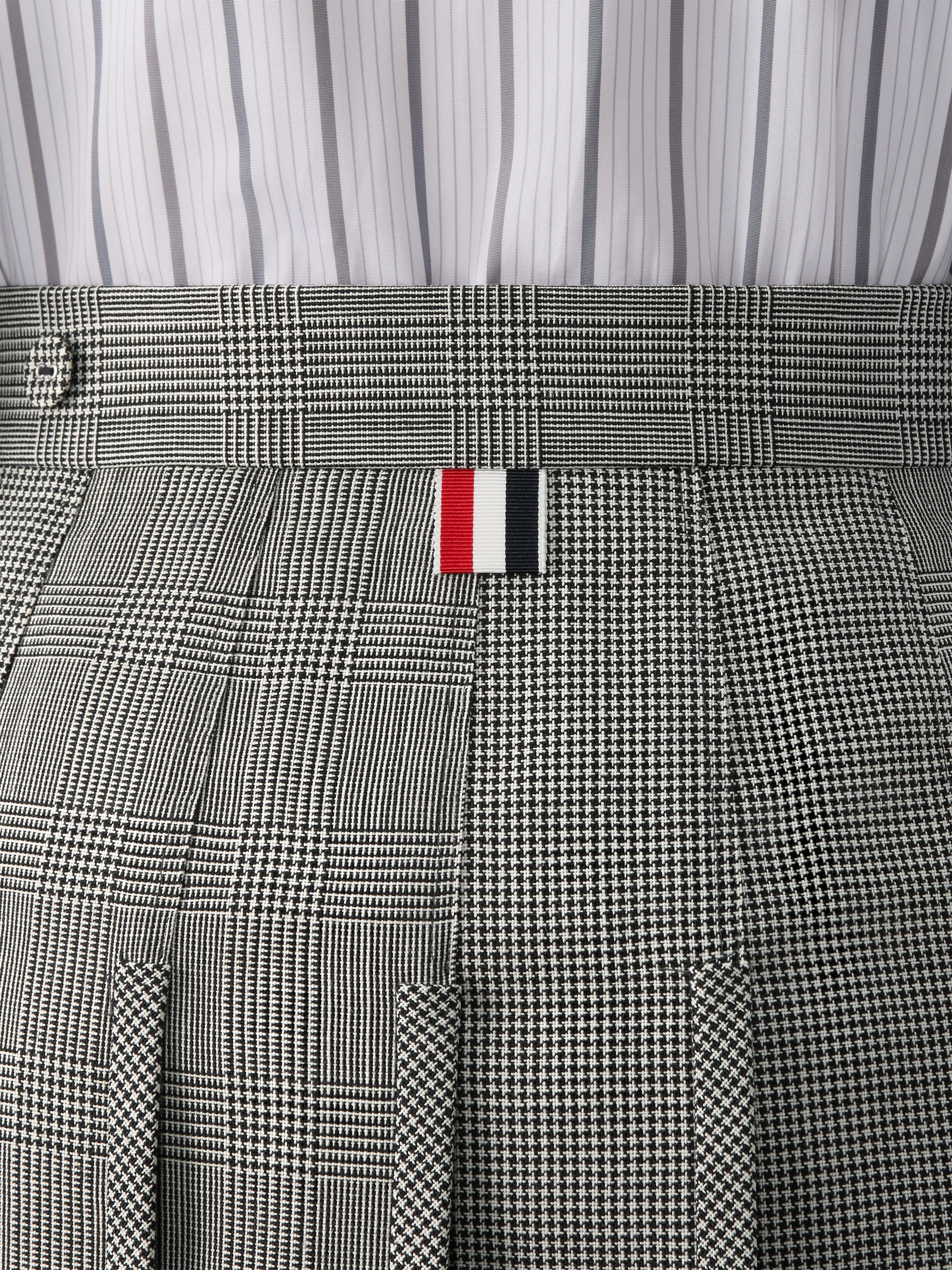 FUNMIX HOUNDSTOOTH FRESCO PLEATED SKIRT sold by Thom Browne product image thumbnail 5