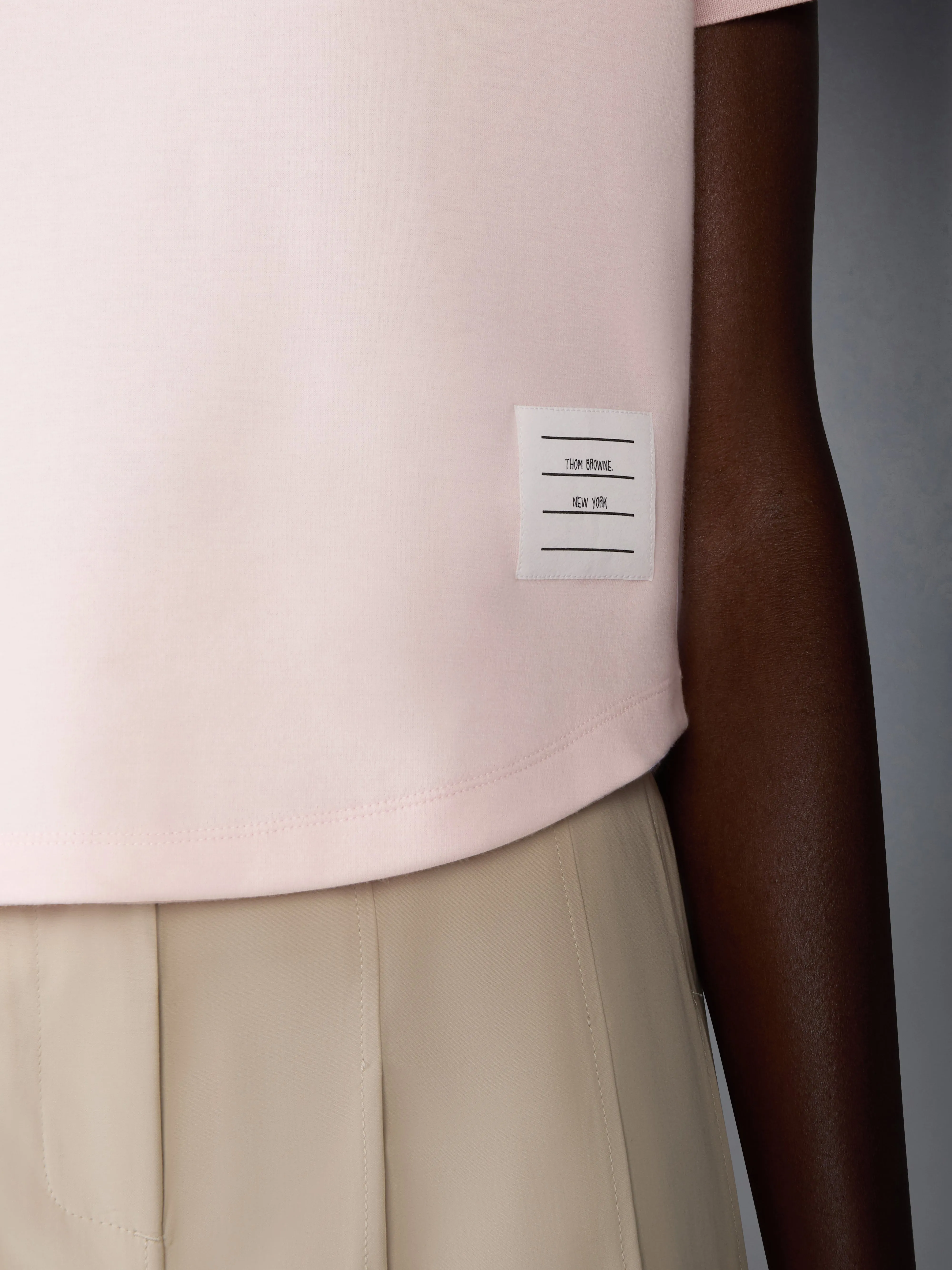 COTTON MILANO POCKET TEE sold by Thom Browne product image thumbnail 4