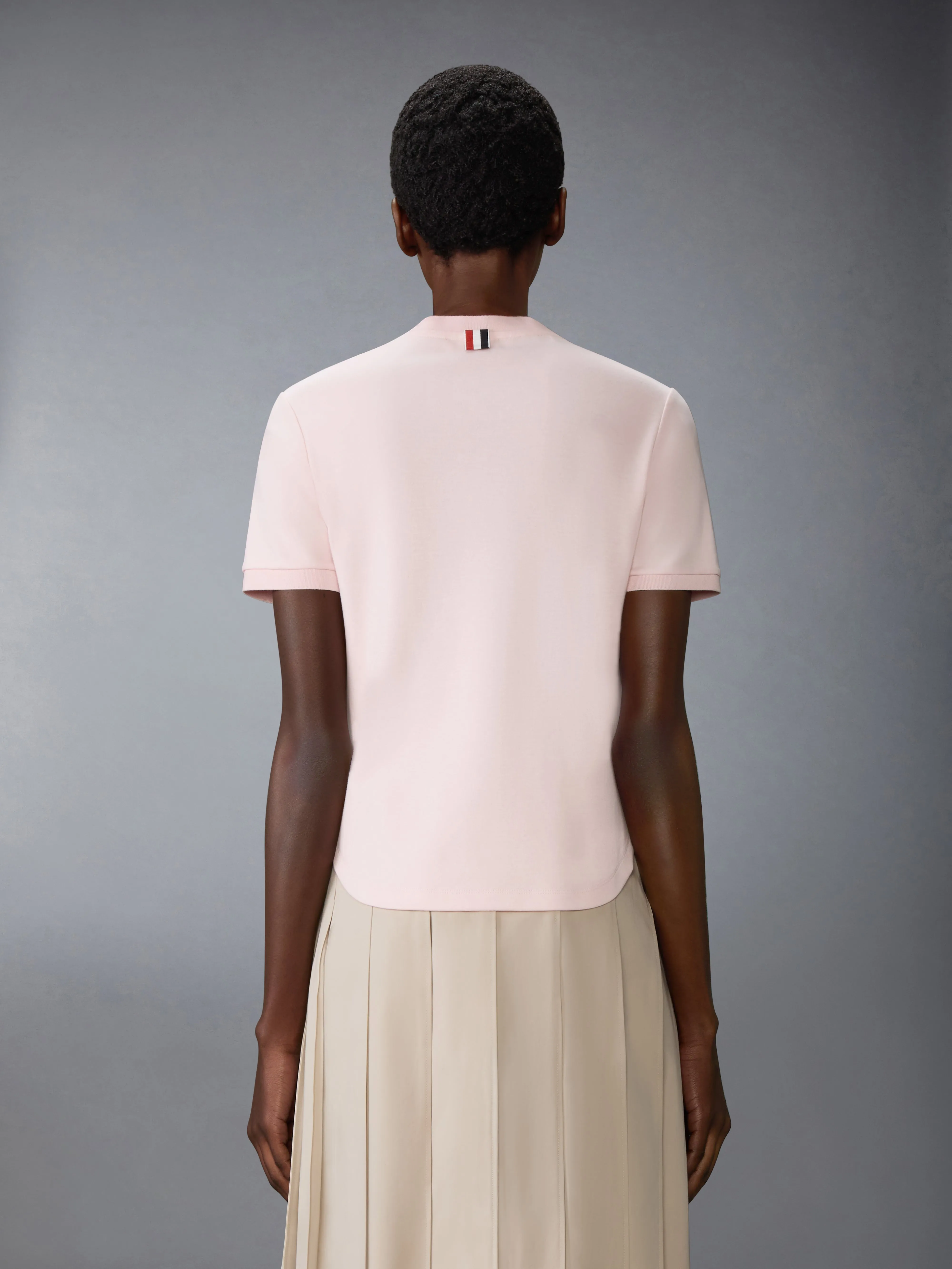 COTTON MILANO POCKET TEE sold by Thom Browne product image thumbnail 2