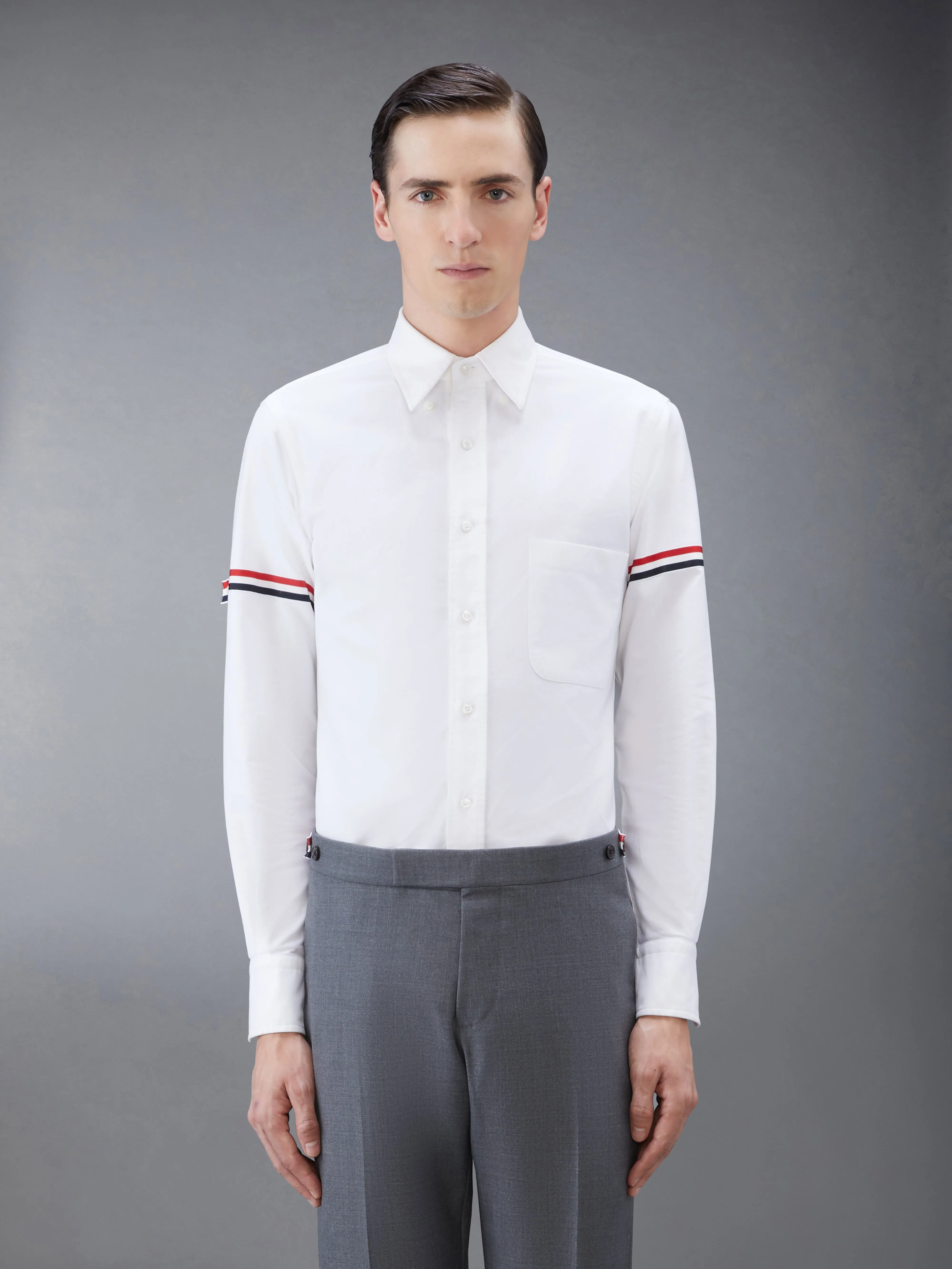 OXFORD ARMBAND SHIRT sold by Thom Browne