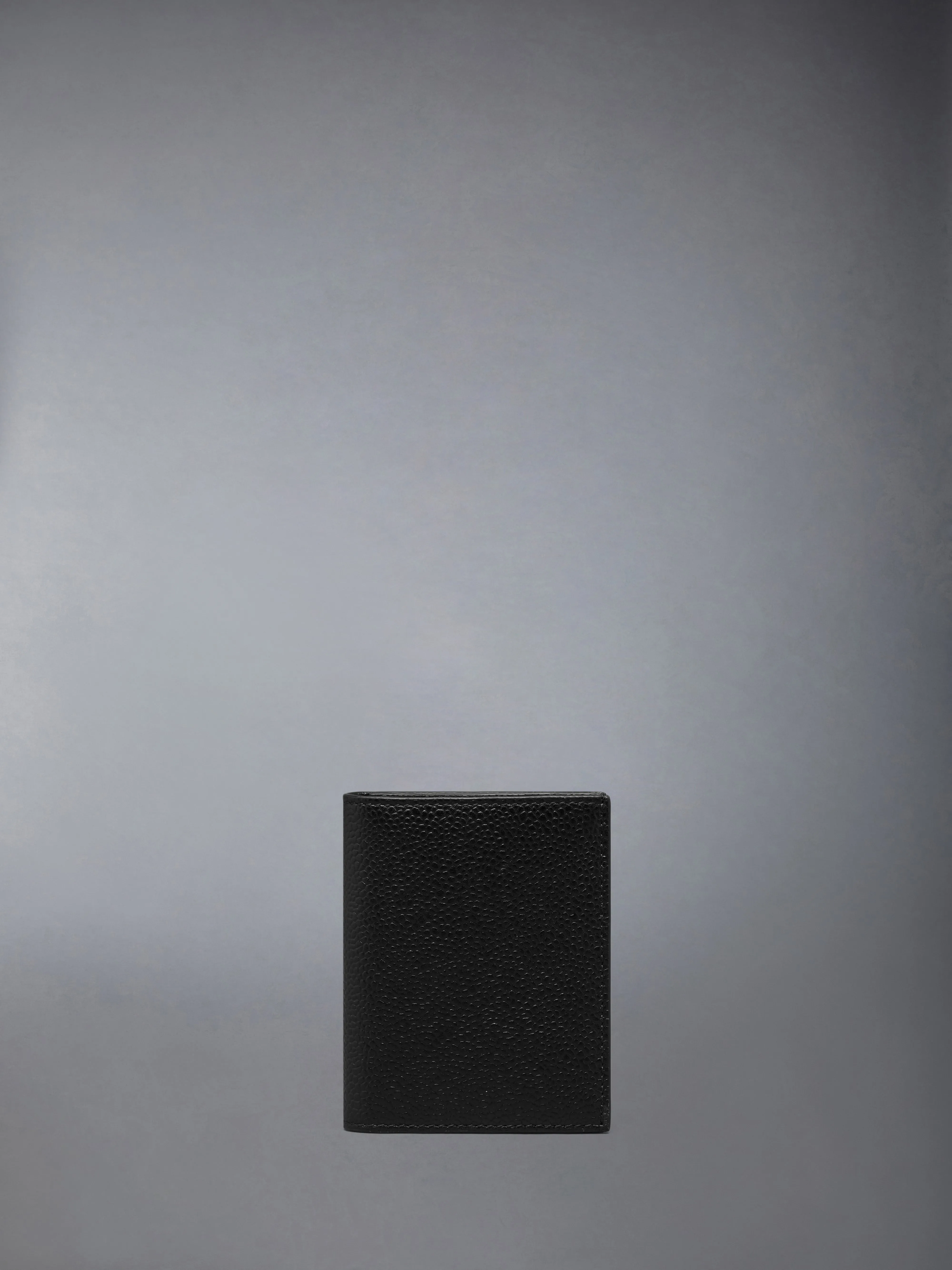 PEBBLE GRAIN HECTOR DOUBLE CARD HOLDER sold by Thom Browne