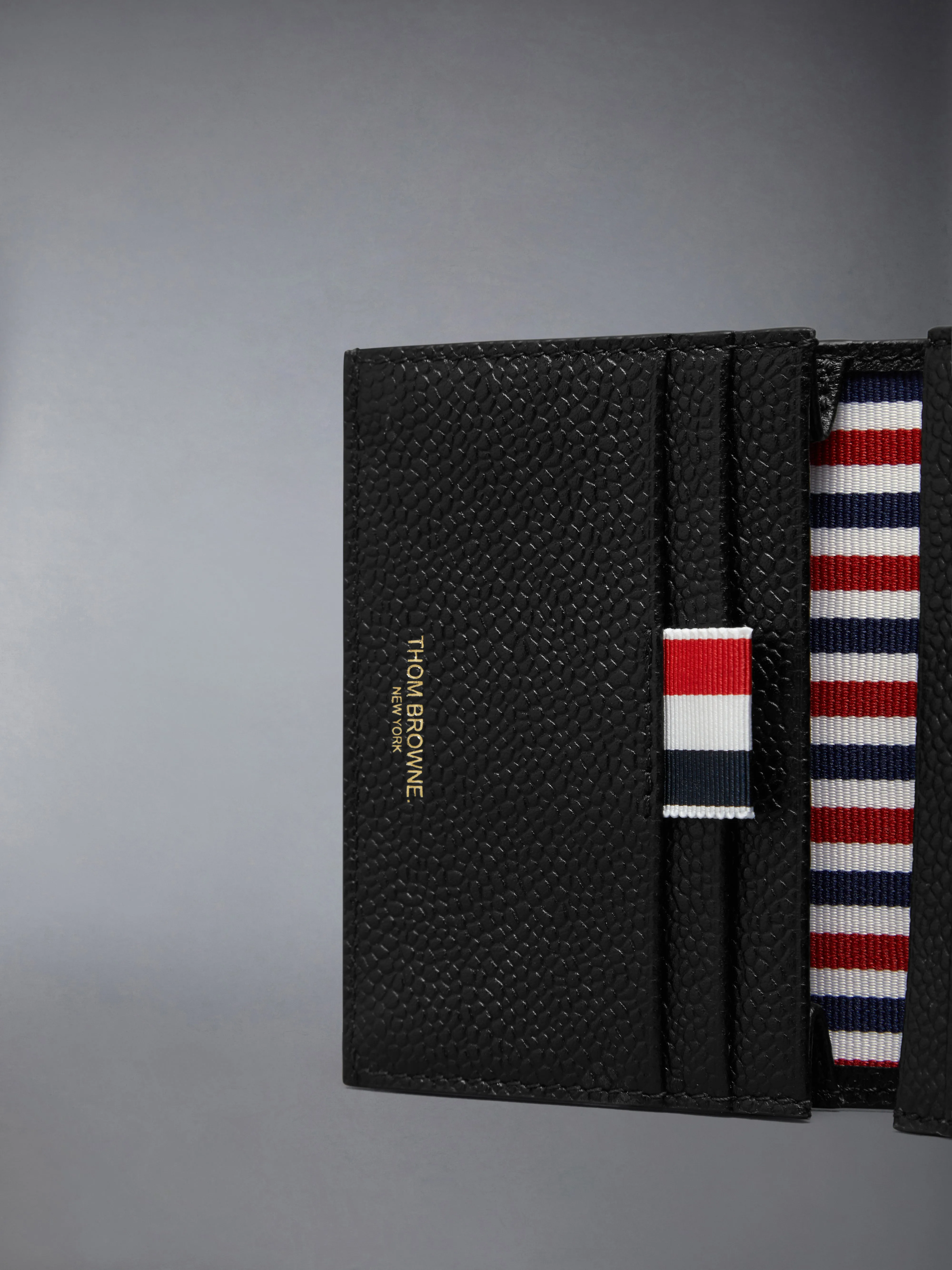 PEBBLE GRAIN HECTOR DOUBLE CARD HOLDER sold by Thom Browne product image thumbnail 4