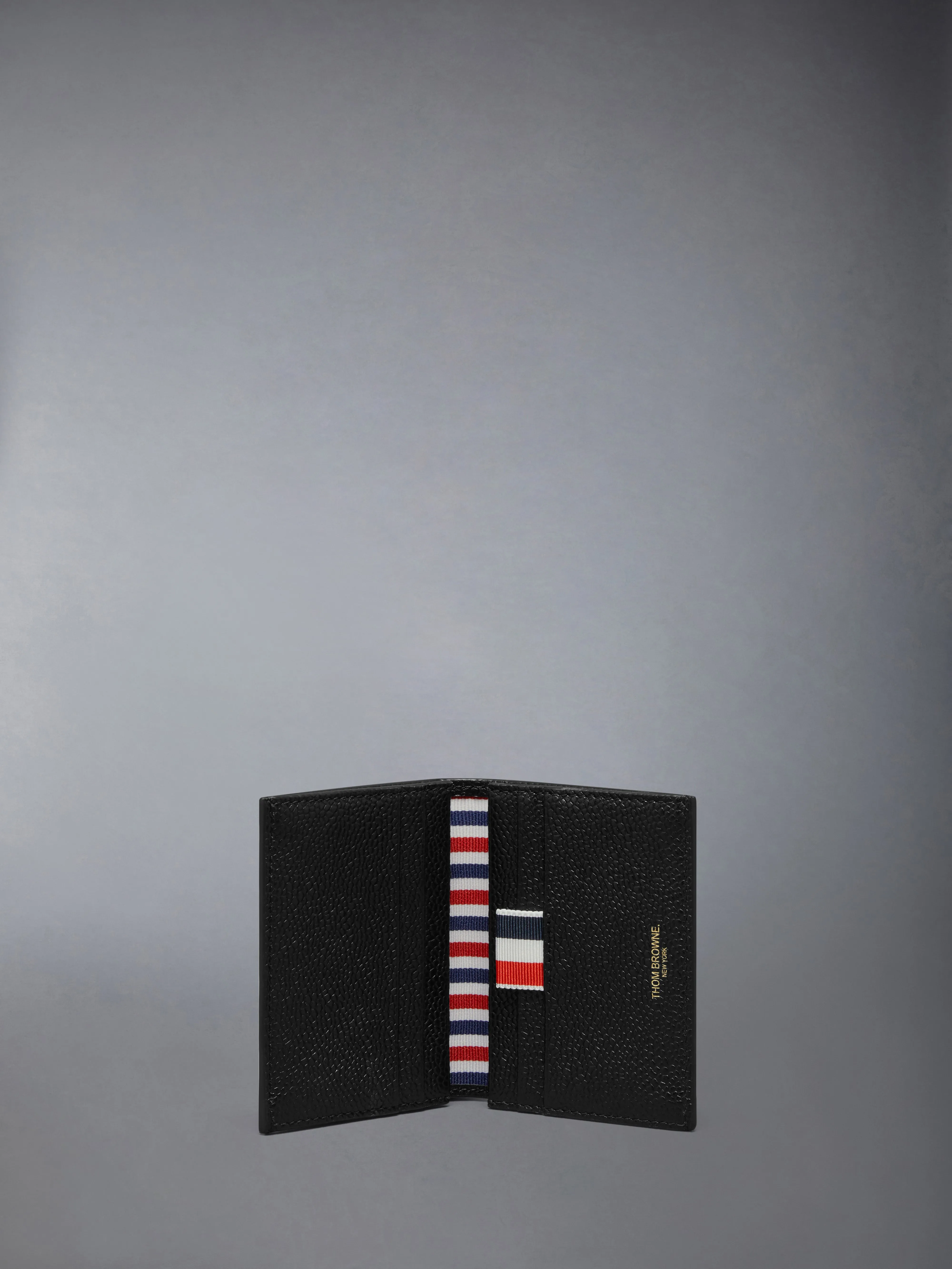 PEBBLE GRAIN HECTOR DOUBLE CARD HOLDER sold by Thom Browne product image thumbnail 3