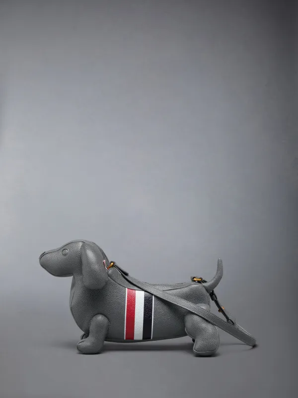 PEBBLE GRAIN HECTOR BAGUETTE sold by Thom Browne