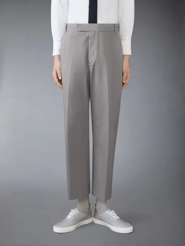COTTON TWILL UTILITY TROUSER sold by Thom Browne