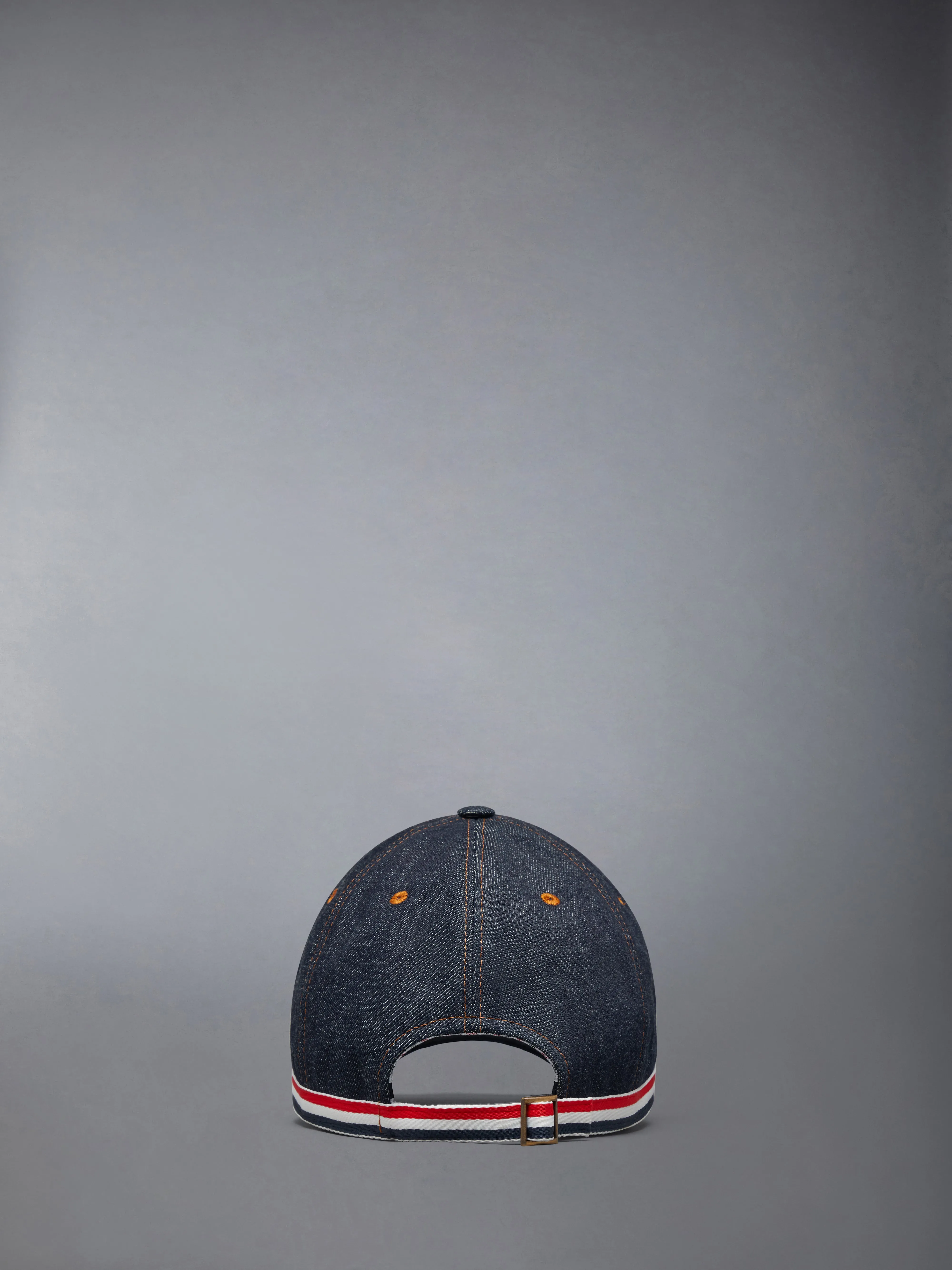 SELVEDGE DENIM BASEBALL CAP sold by Thom Browne product image thumbnail 4