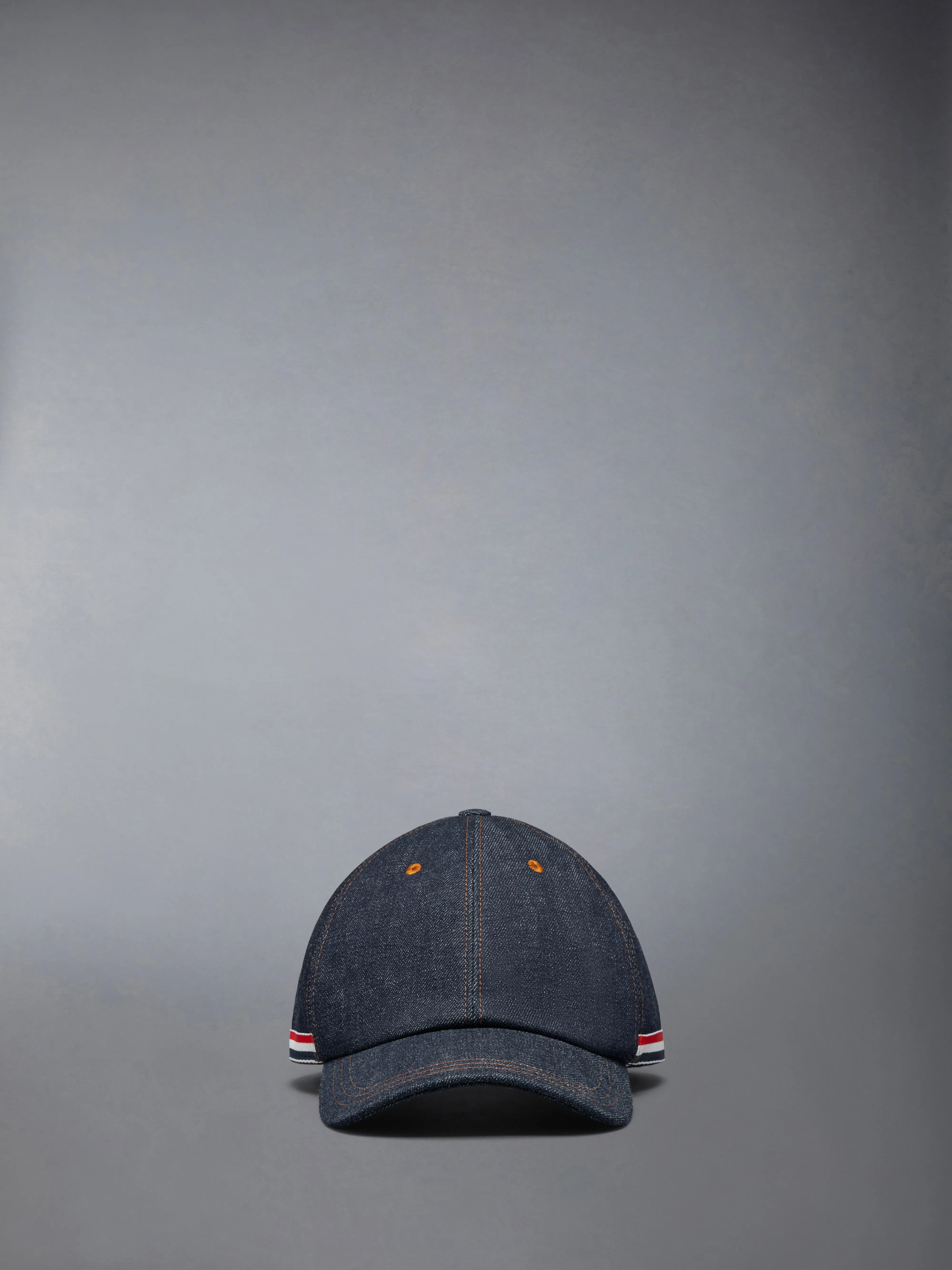 SELVEDGE DENIM BASEBALL CAP sold by Thom Browne