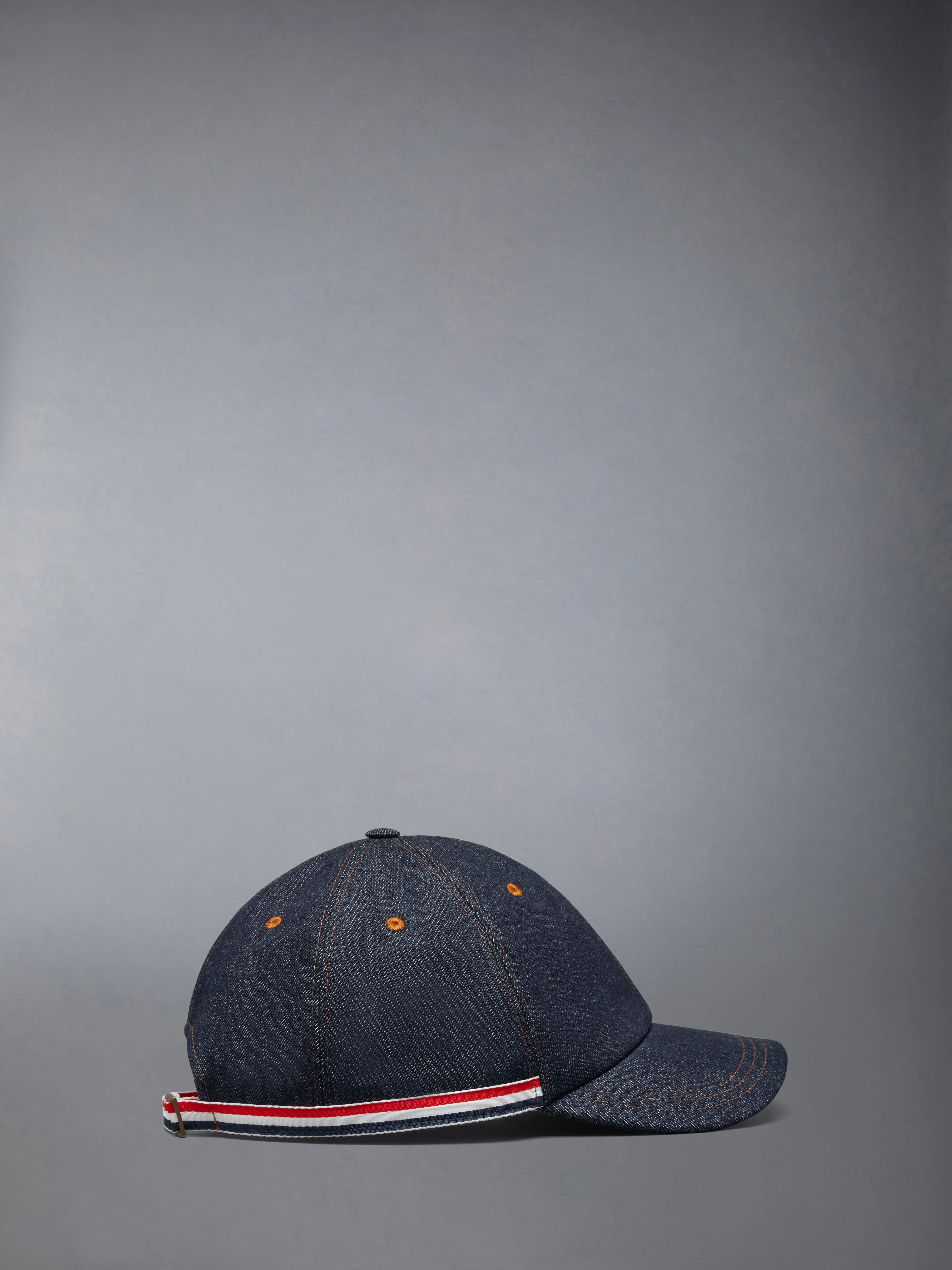 SELVEDGE DENIM BASEBALL CAP sold by Thom Browne product image thumbnail 3