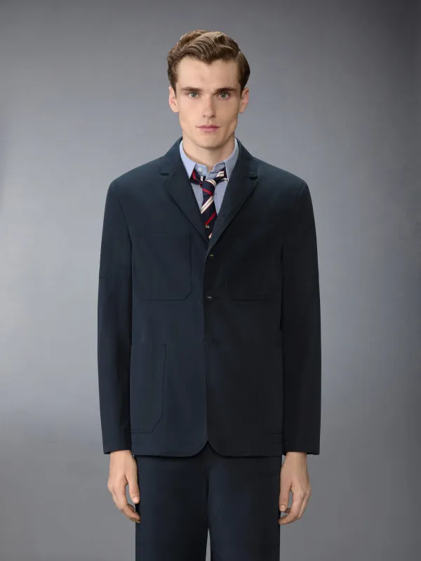 COTTON SUITING ARMBAND UNCONSTRUCTED SPORTCOAT made by Thom Browne