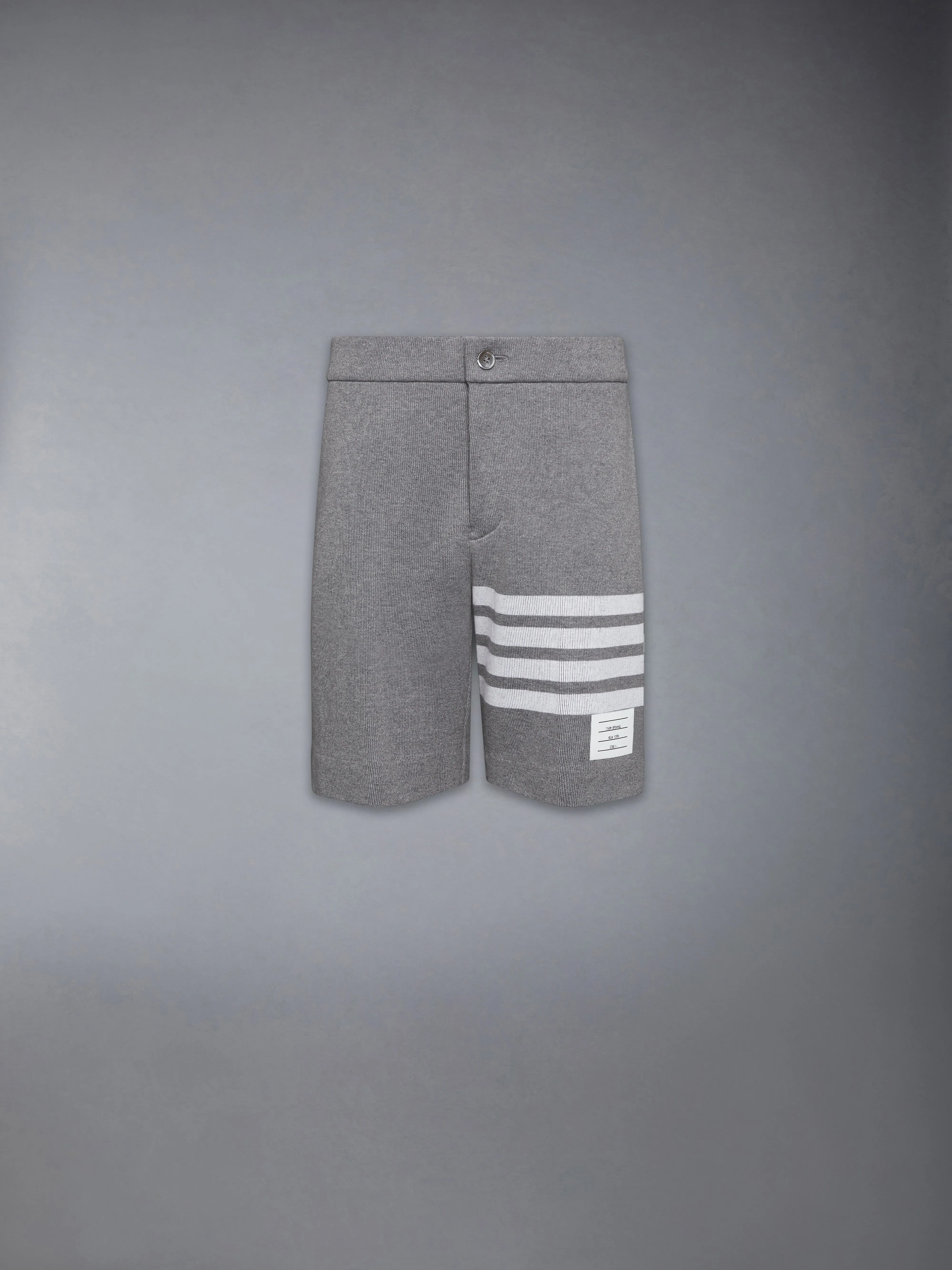 DOUBLE FACE KNIT 4-BAR BERMUDA SHORTS sold by Thom Browne product image thumbnail 5