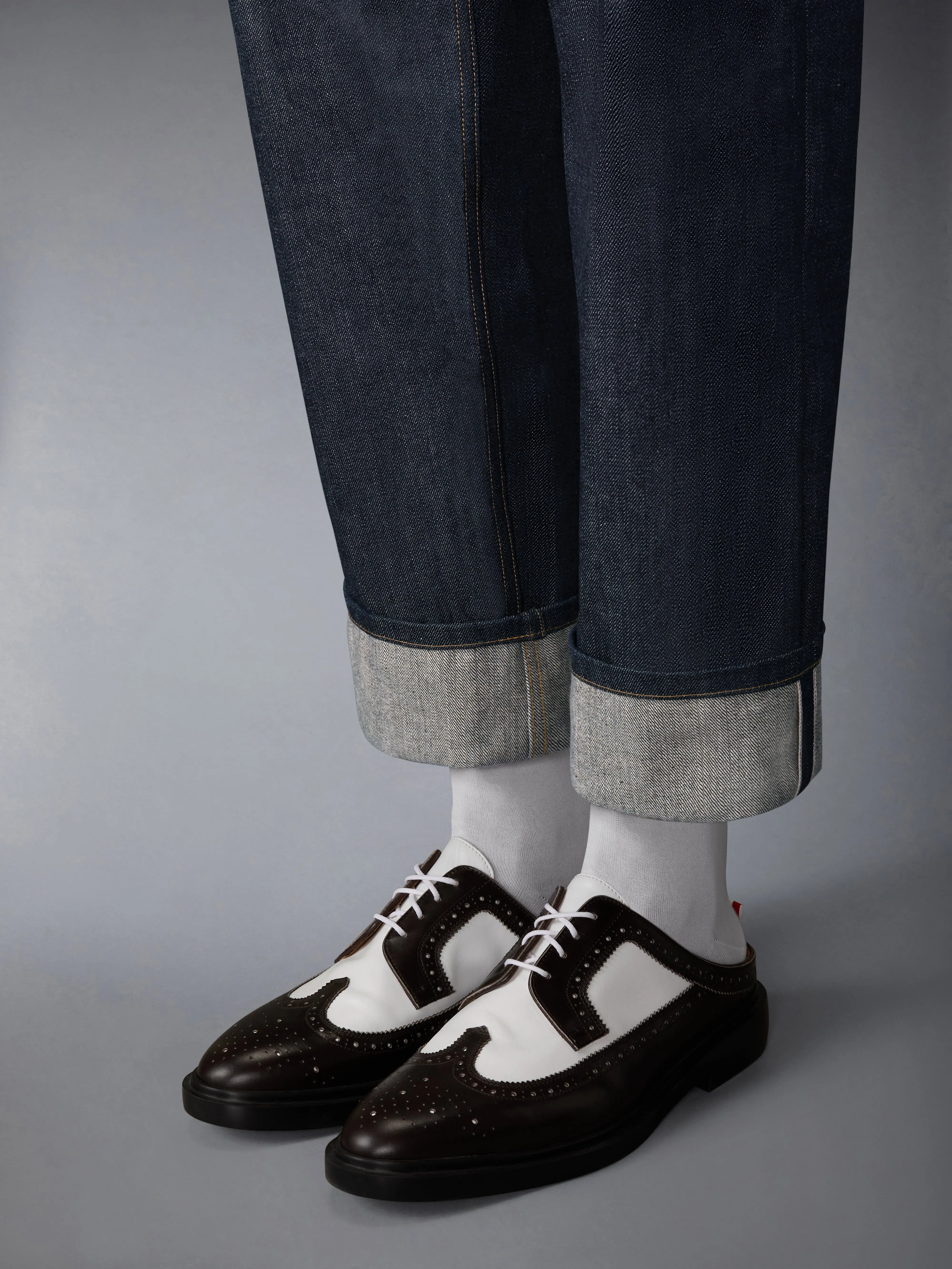 SELVEDGE DENIM 5-POCKET TROUSER sold by Thom Browne product image thumbnail 5