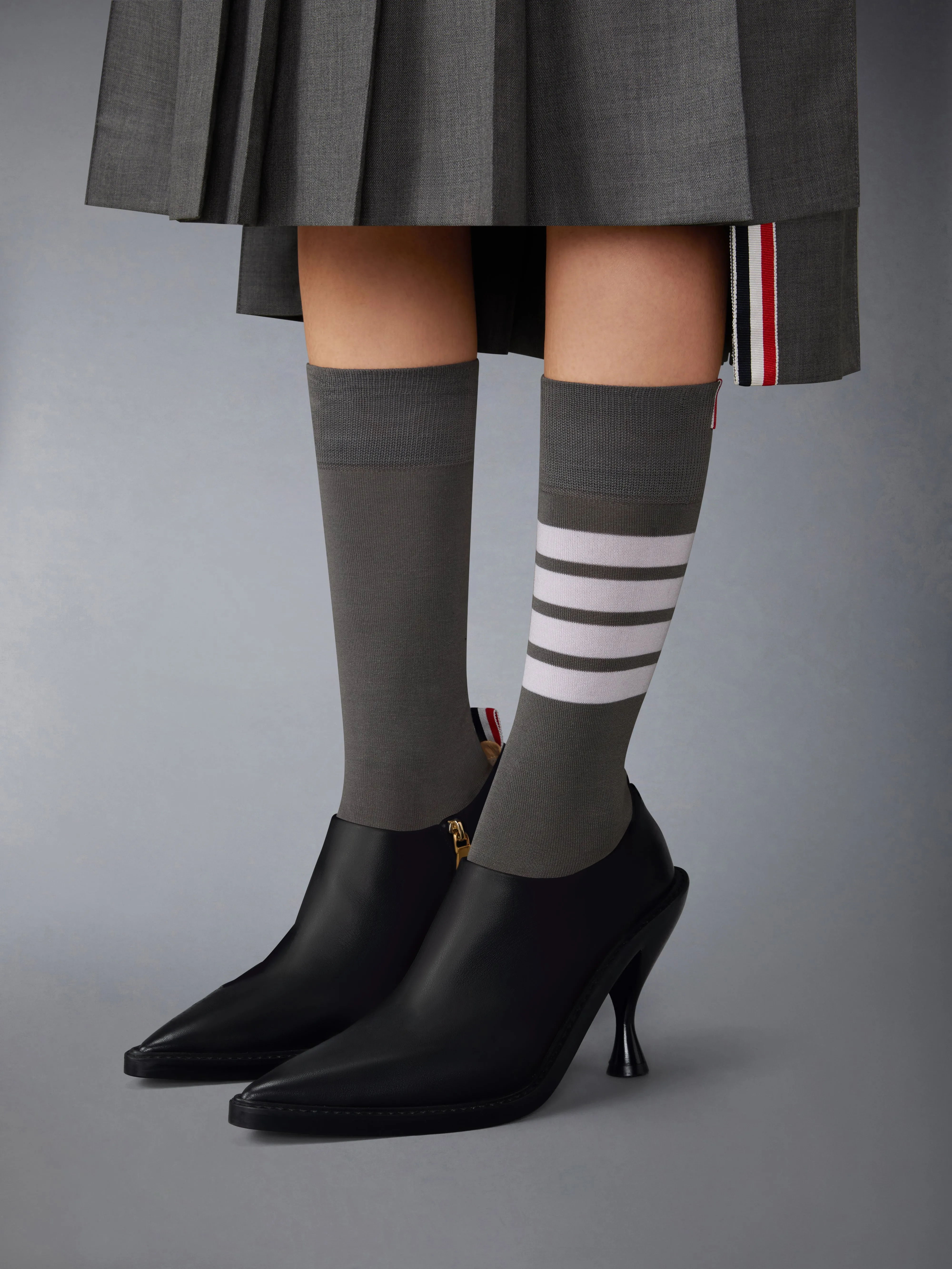 NAPPA LEATHER BOOTIE 90MM sold by Thom Browne product image thumbnail 4