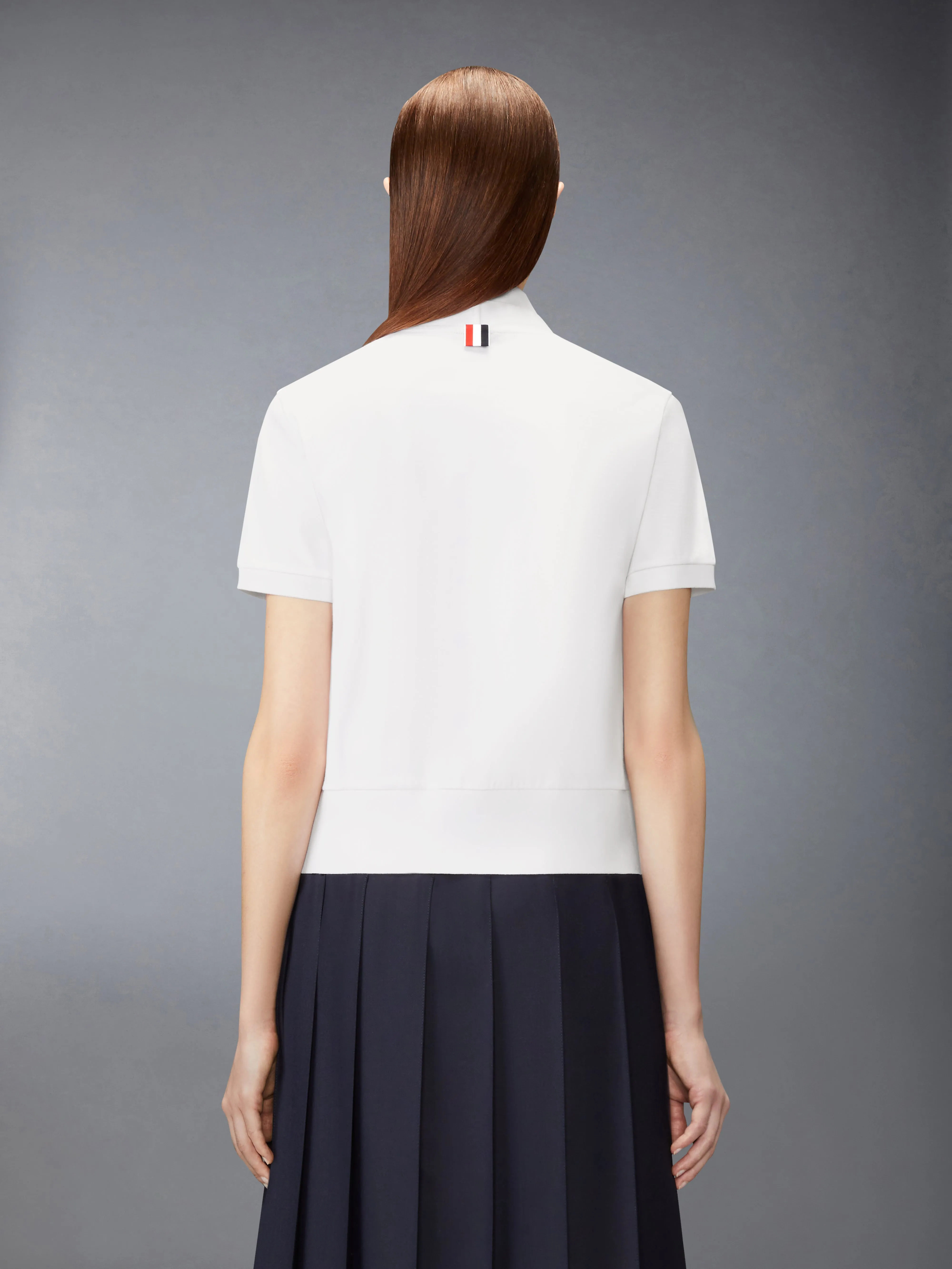 JERSEY EMBROIDERY CARDIGAN sold by Thom Browne product image thumbnail 2