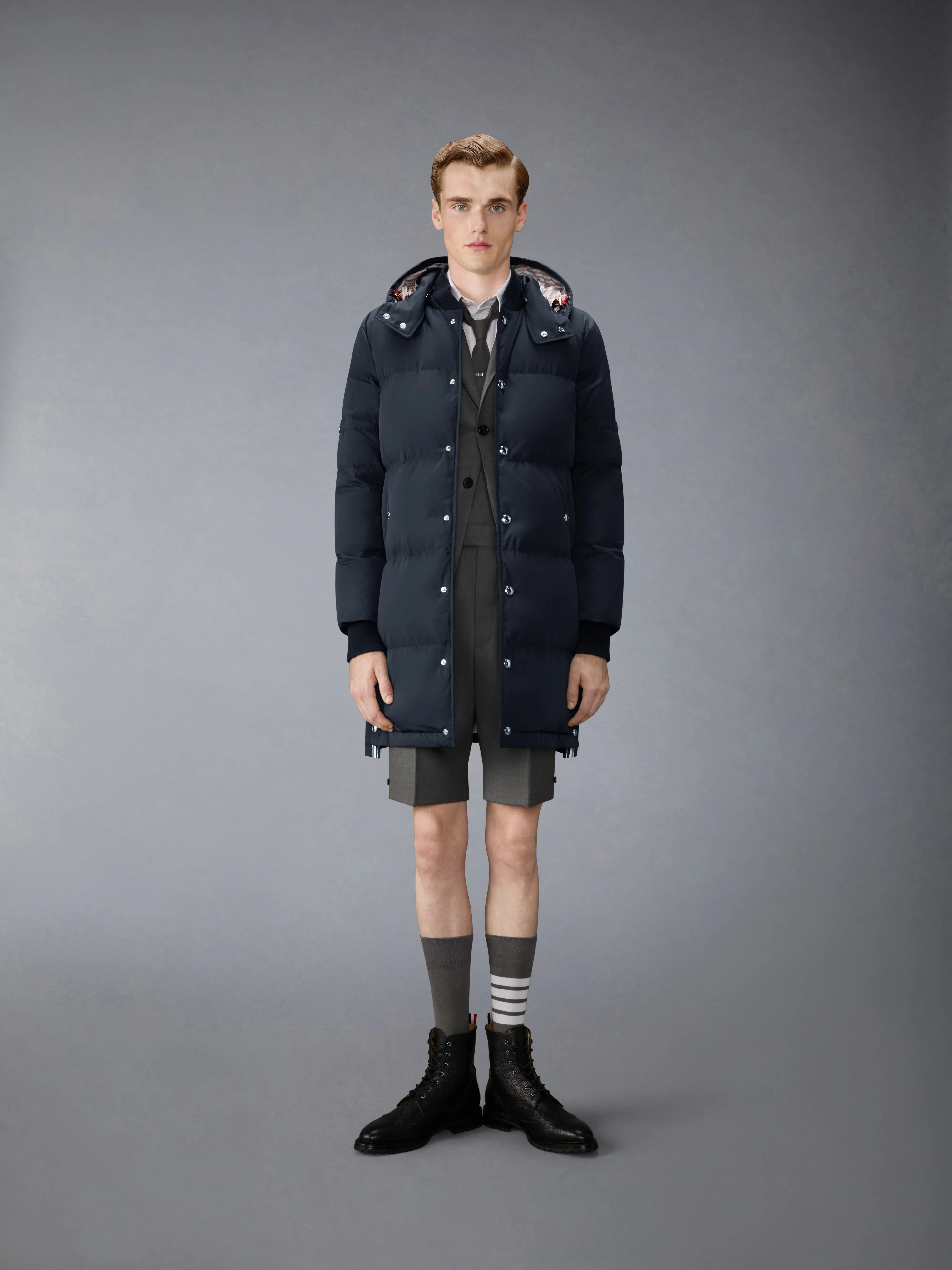 POLY TECH DOWN FILLED ARMBAND COAT sold by Thom Browne product image thumbnail 5