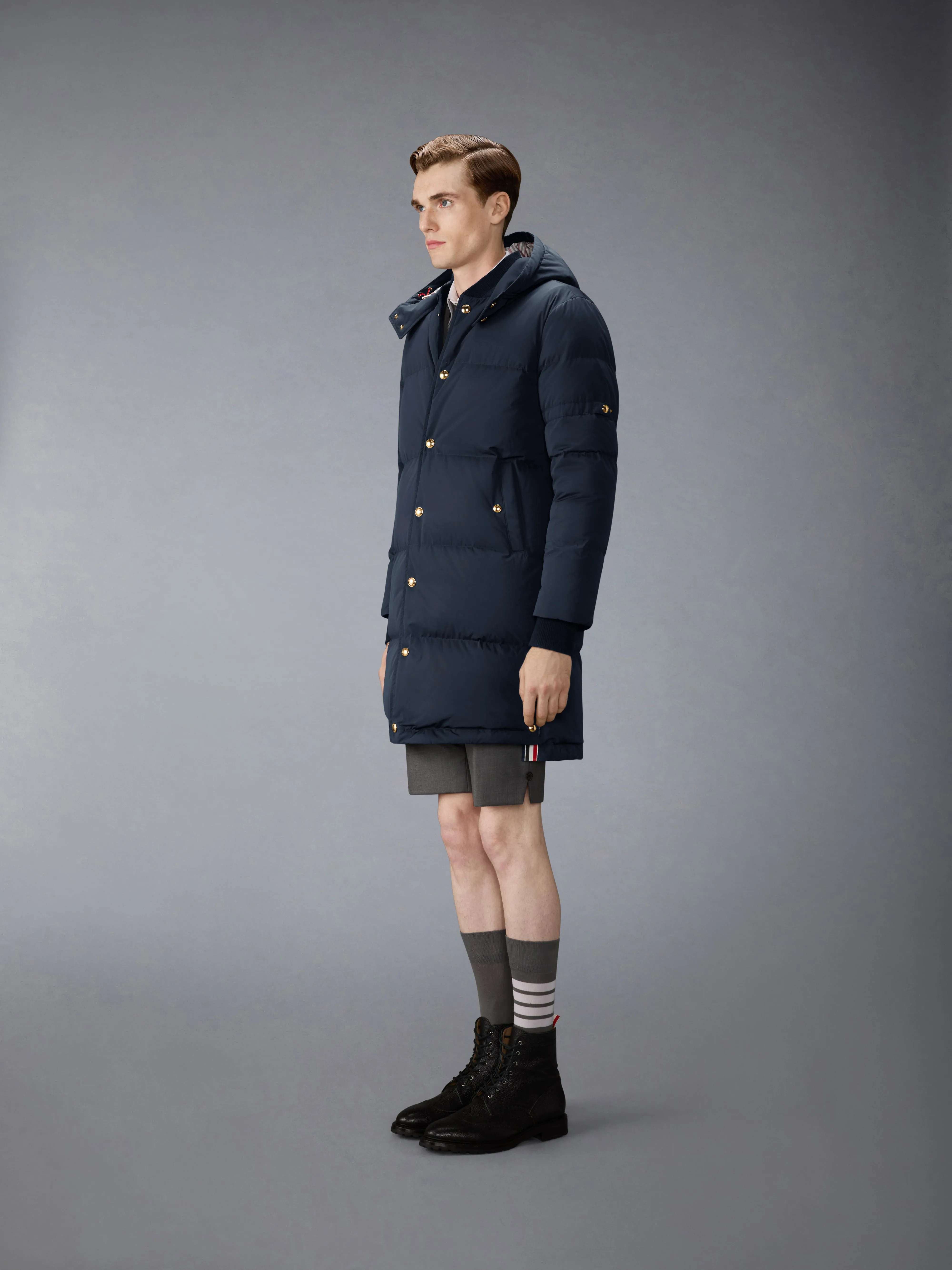 POLY TECH DOWN FILLED ARMBAND COAT sold by Thom Browne product image thumbnail 2
