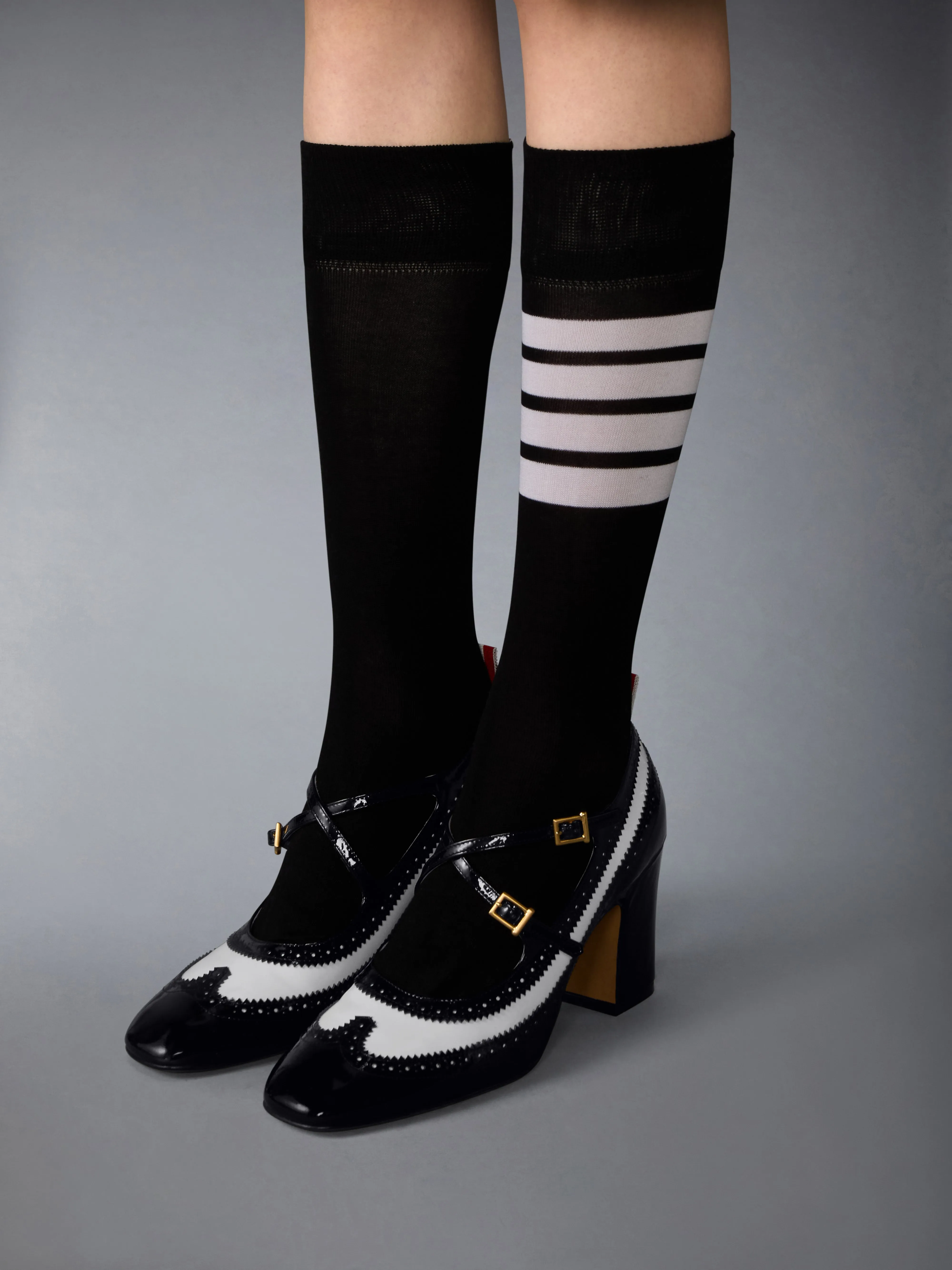 LEATHER CRISS CROSS THOM JOHN 75MM sold by Thom Browne product image thumbnail 4