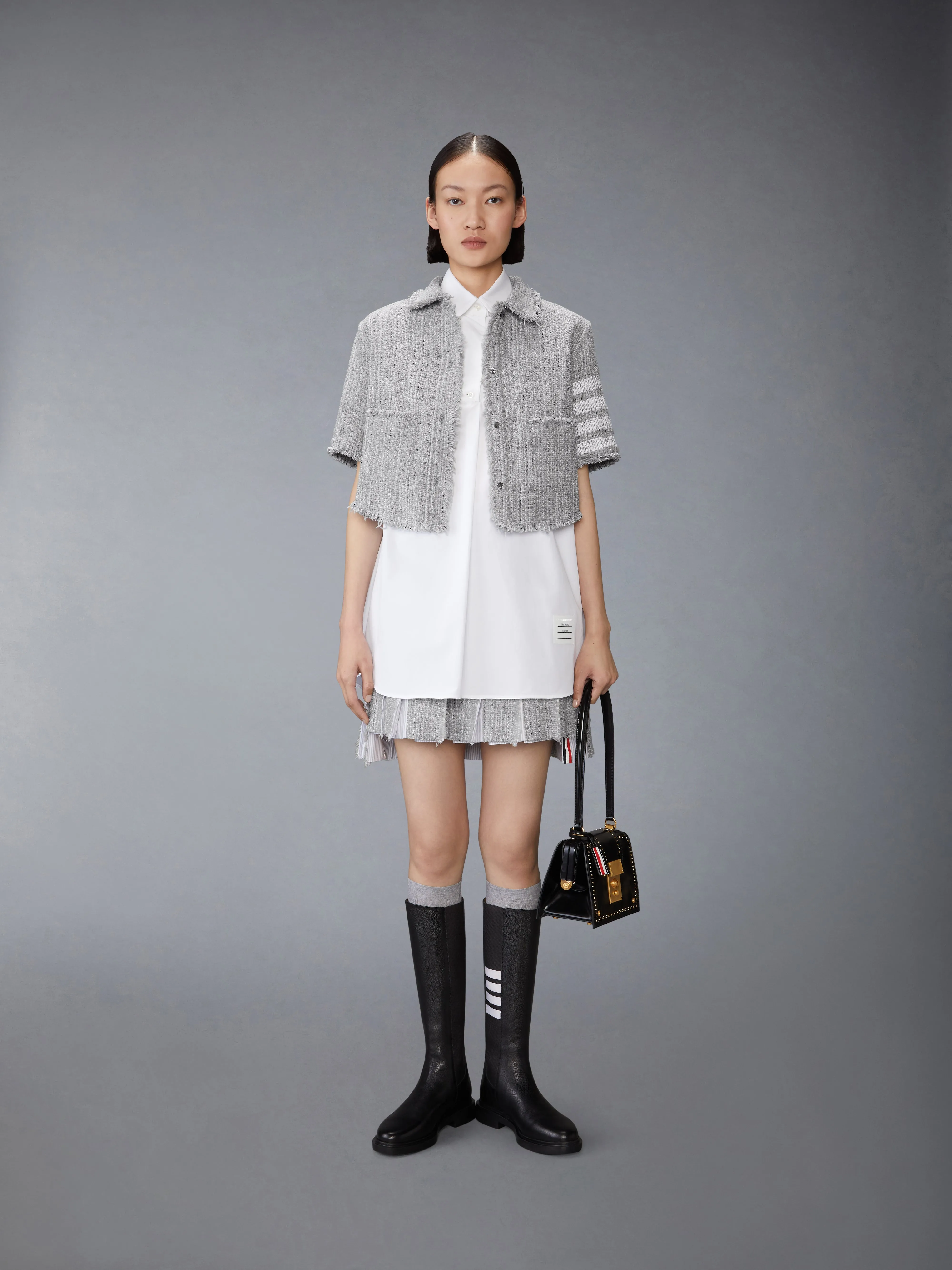 SOLID POPLIN TUNIC SHIRT sold by Thom Browne product image thumbnail 4