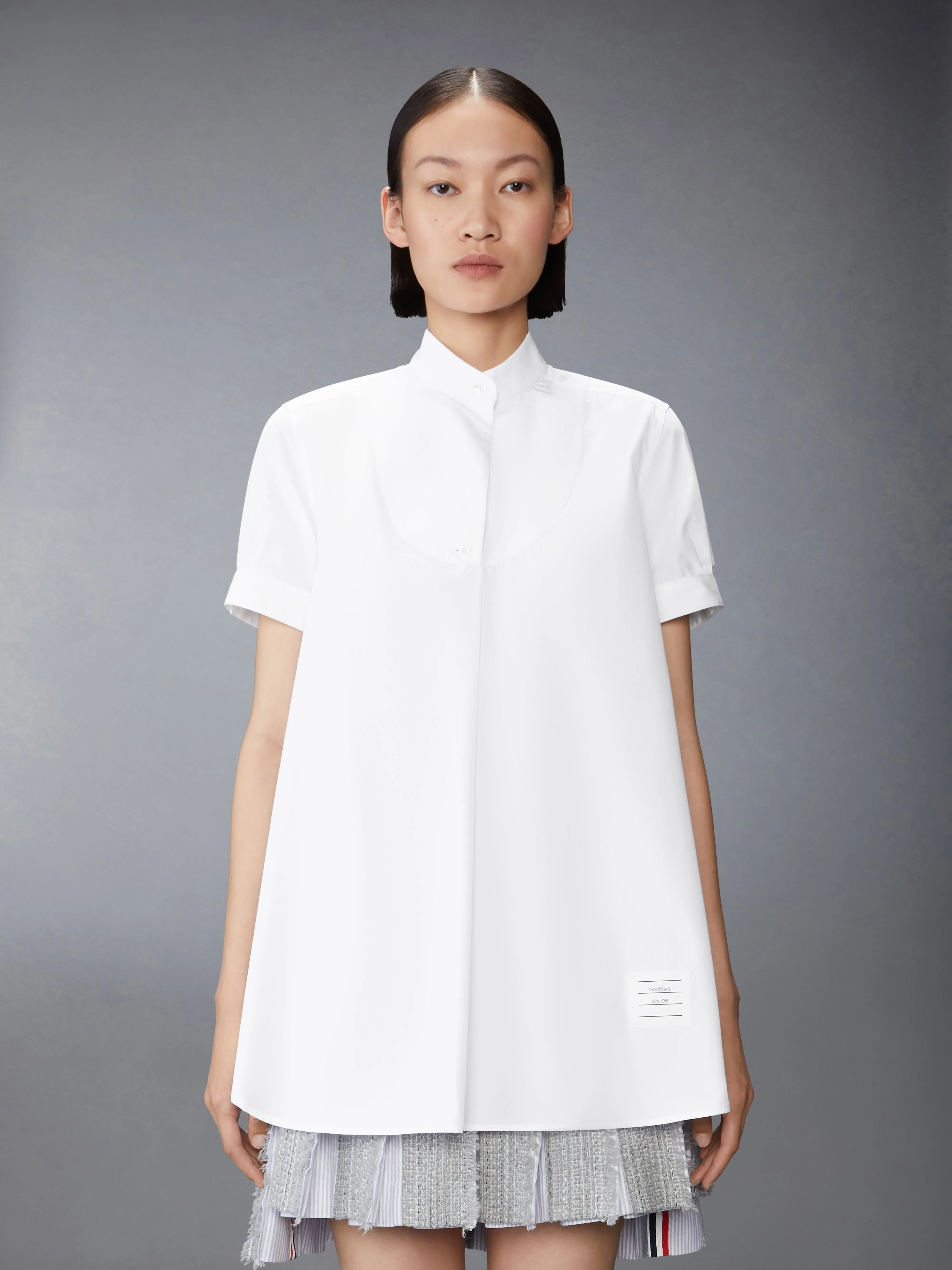 SOLID POPLIN TUNIC SHIRT sold by Thom Browne product image thumbnail 2
