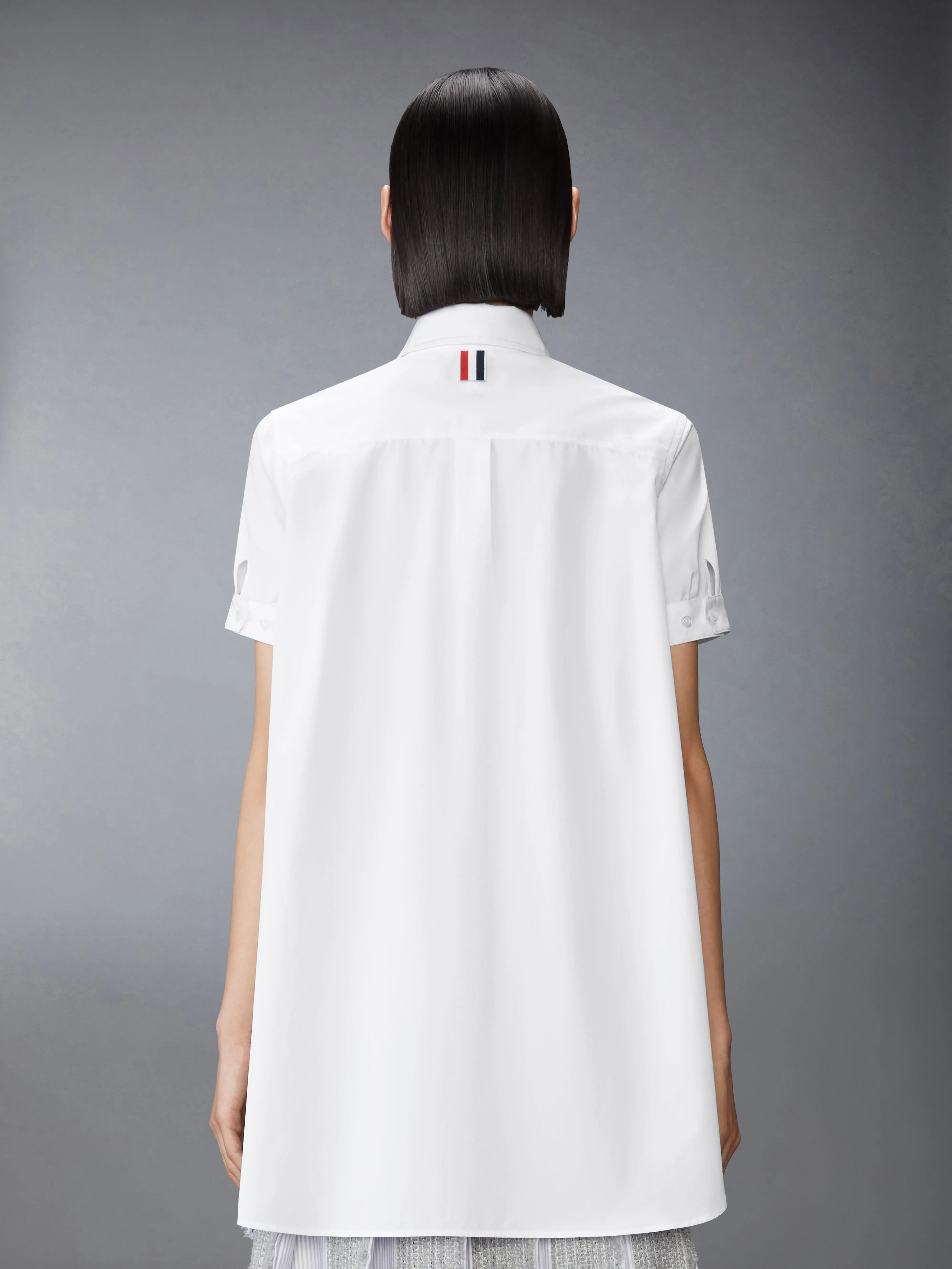 SOLID POPLIN TUNIC SHIRT sold by Thom Browne product image thumbnail 3