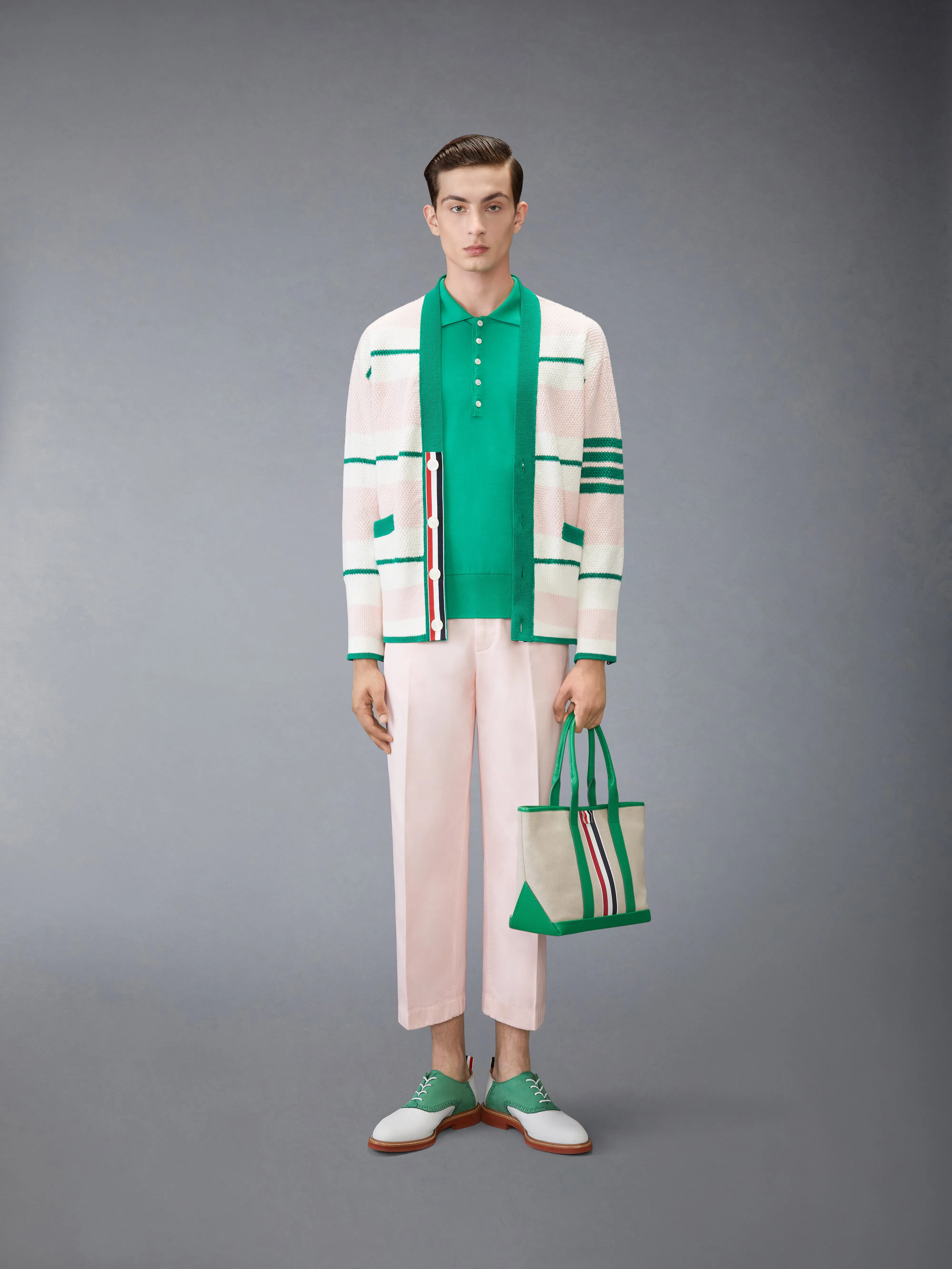 COTTON TWILL UTILITY TROUSER sold by Thom Browne product image thumbnail 3