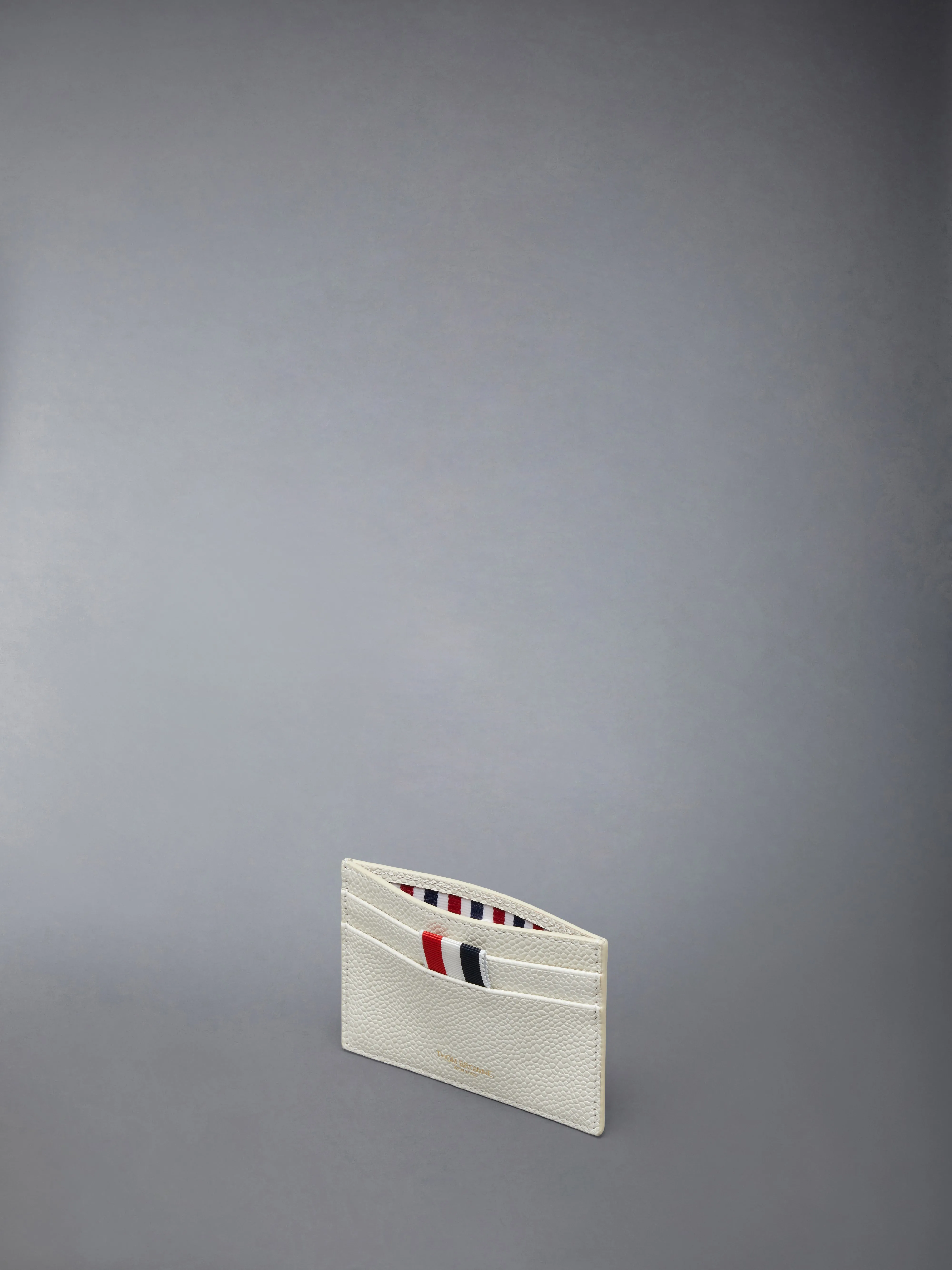 PEBBLE GRAIN HECTOR SINGLE CARD HOLDER sold by Thom Browne product image thumbnail 3